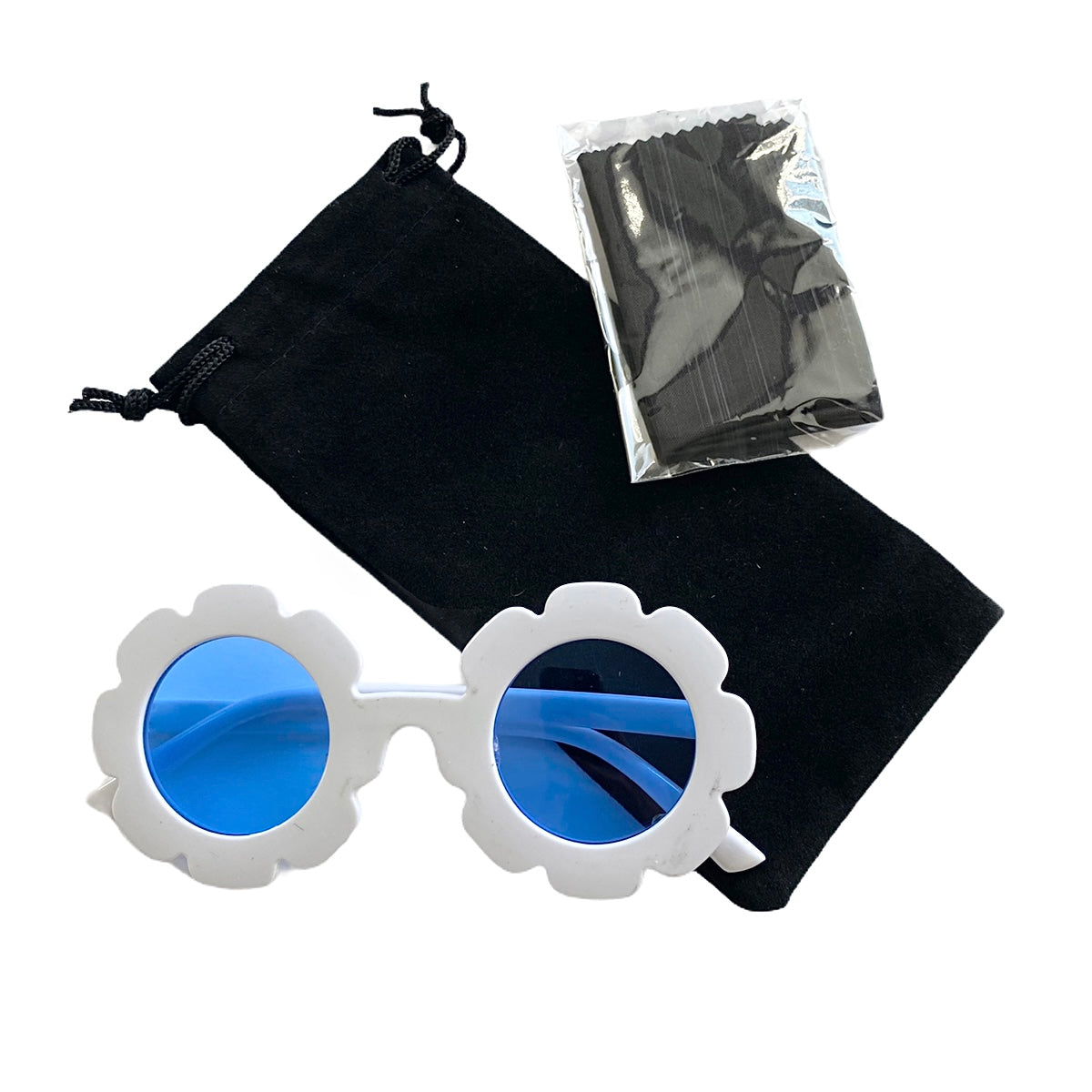 White and Blue Baby Sunglasses