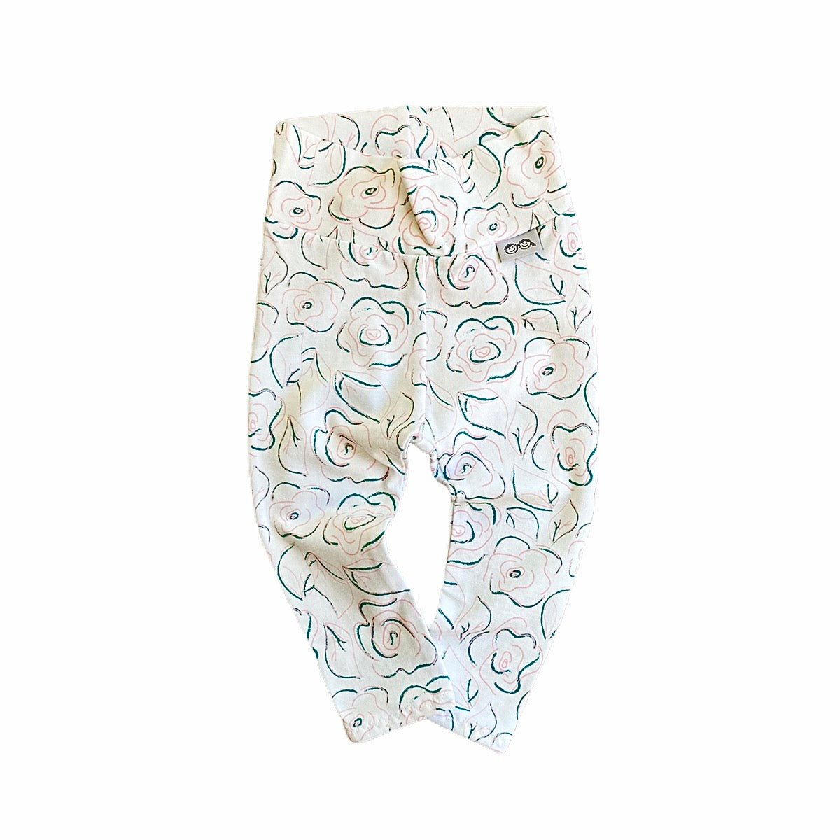 Sketched Roses Leggings and/or Beanie Knot Hat