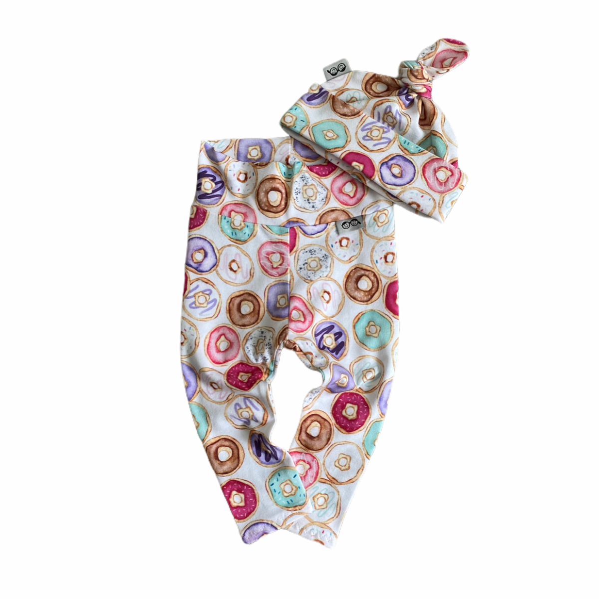 Donuts Leggings and/or Beanie Knot Hat