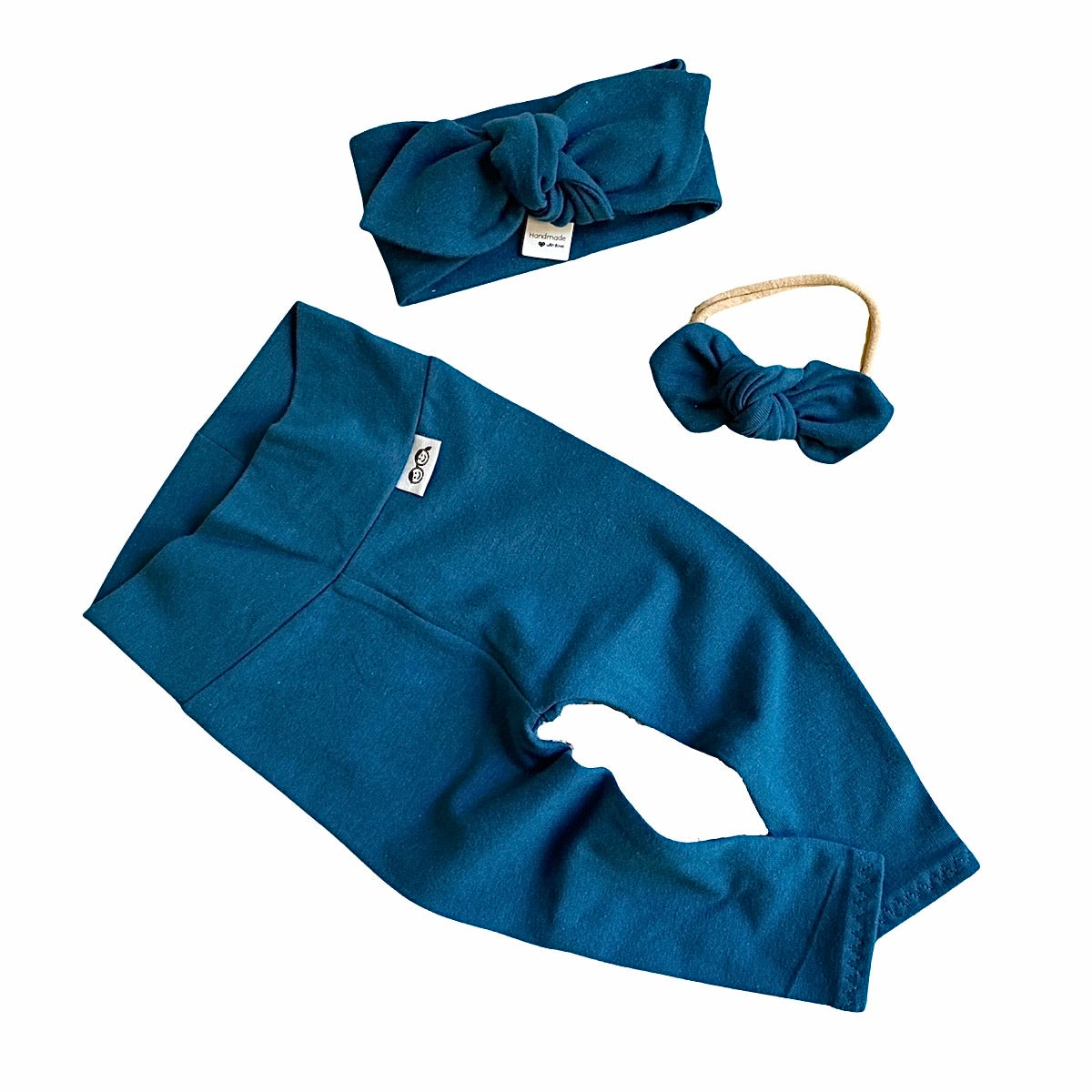 Peacock Blue Leggings and/or Headbands