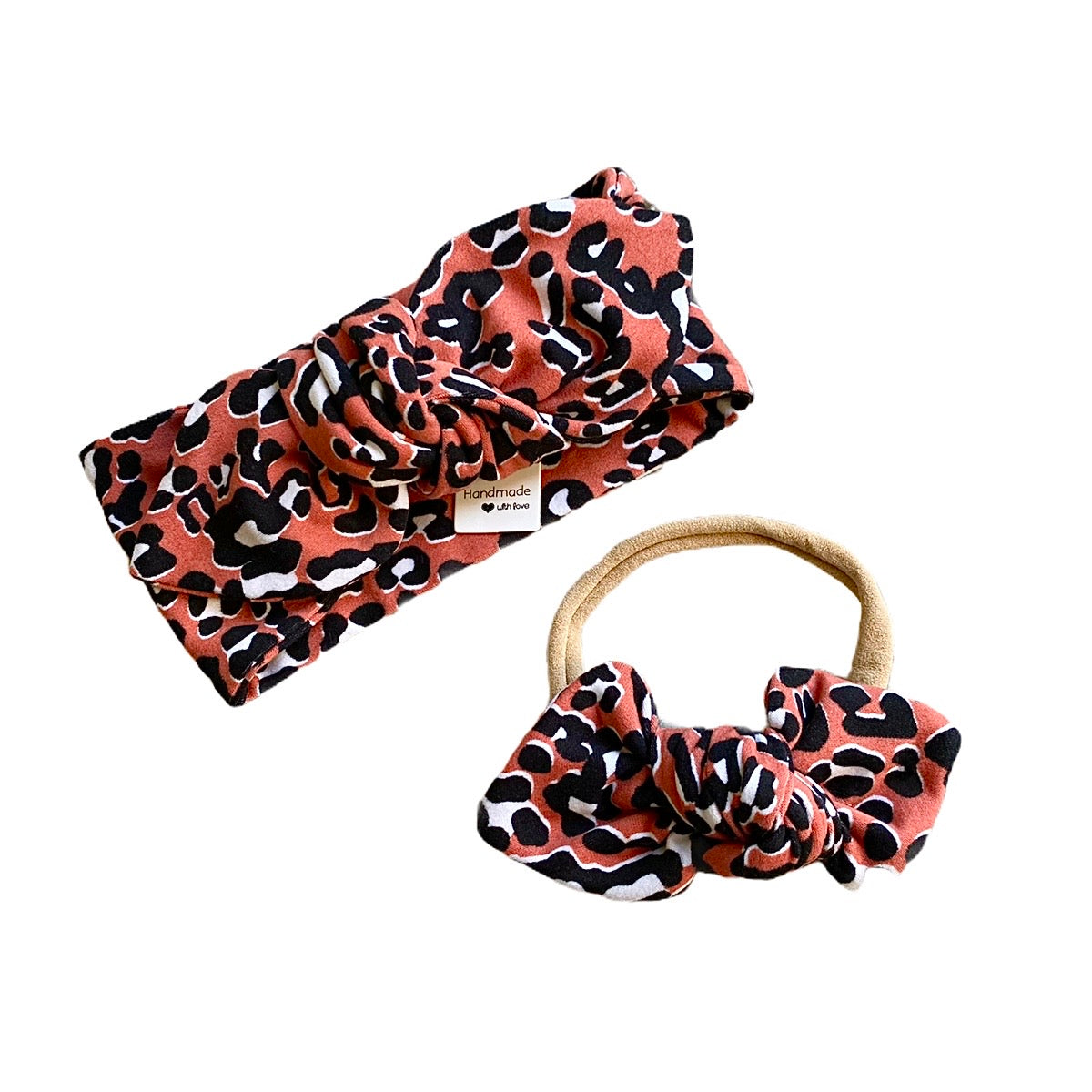 Orange Cheetah Leggings and/or Headbands