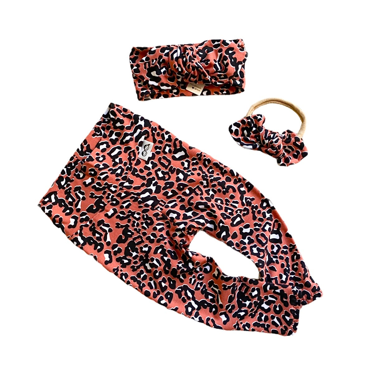 Orange Cheetah Leggings and/or Headbands