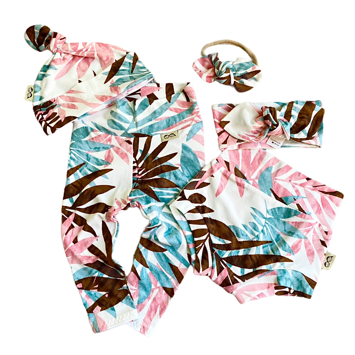 Hawaii Blush Leggings and/or Beanie Knot Hat