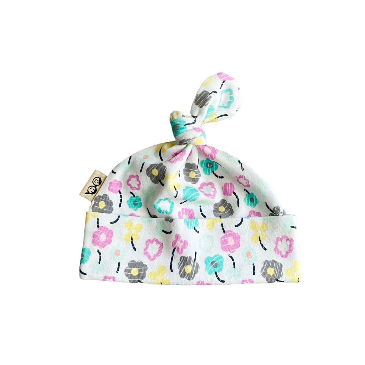 Colorful Floral Leggings and/or Knot Beanie