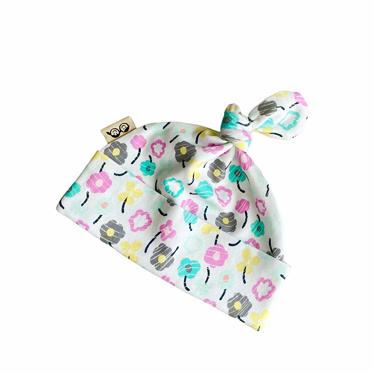 Colorful Floral Leggings and/or Knot Beanie