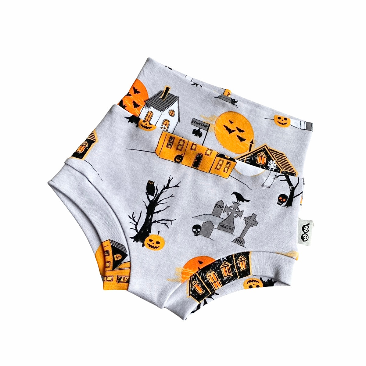Cemetery Halloween Bummies