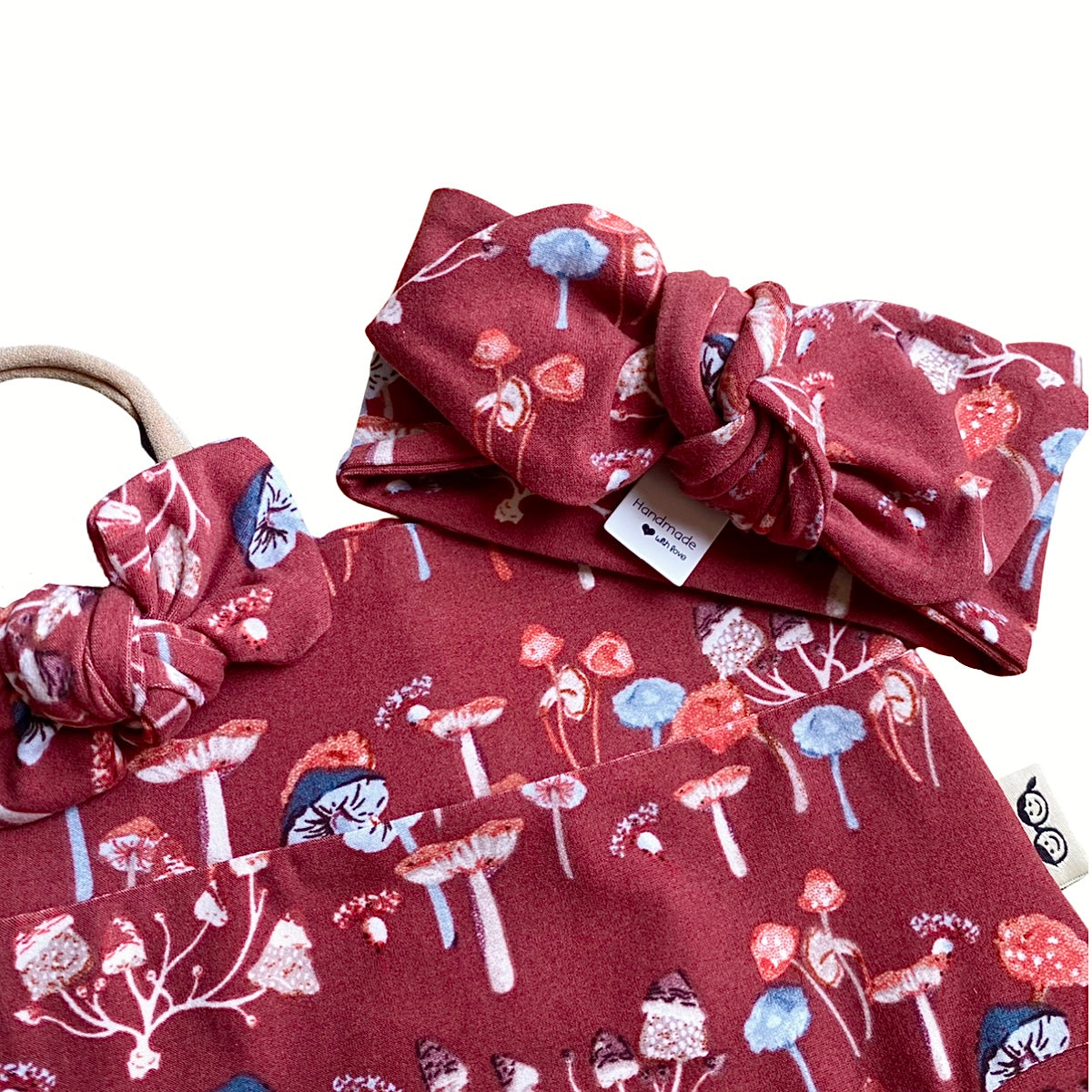 Playful Mushrooms Bummies and/or Headbands