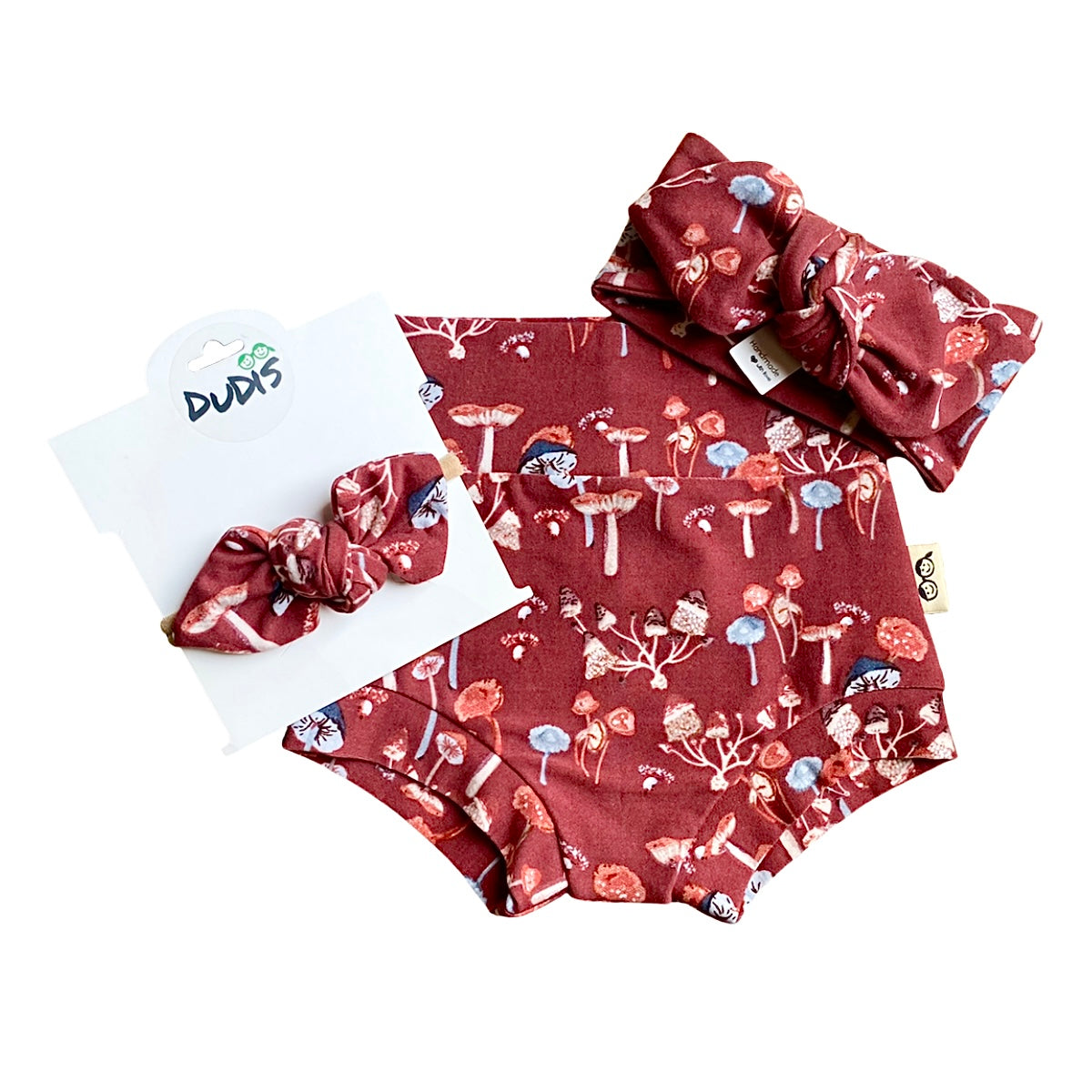 Playful Mushrooms Bummies and/or Headbands