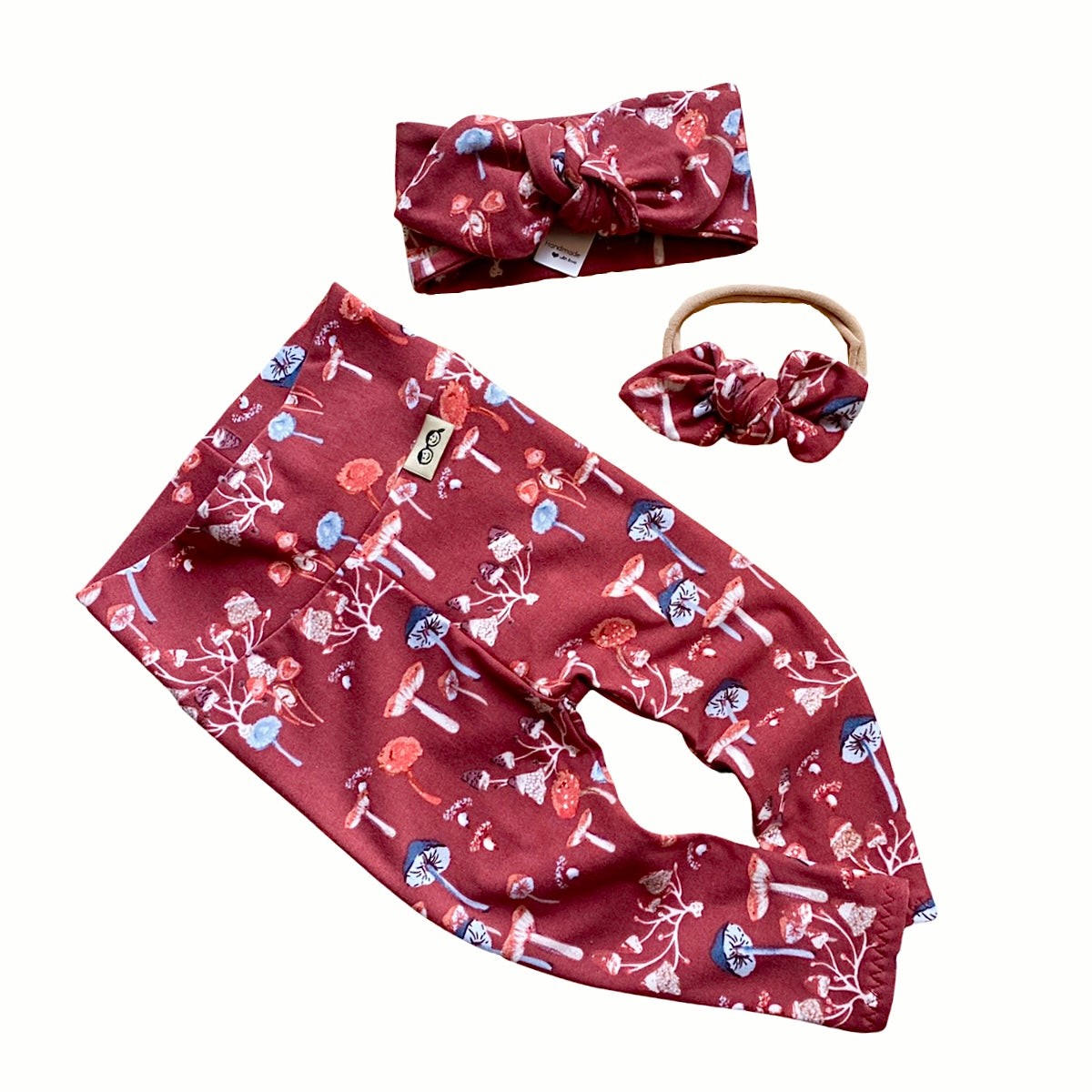Playful Mushrooms Leggings and/or Headbands