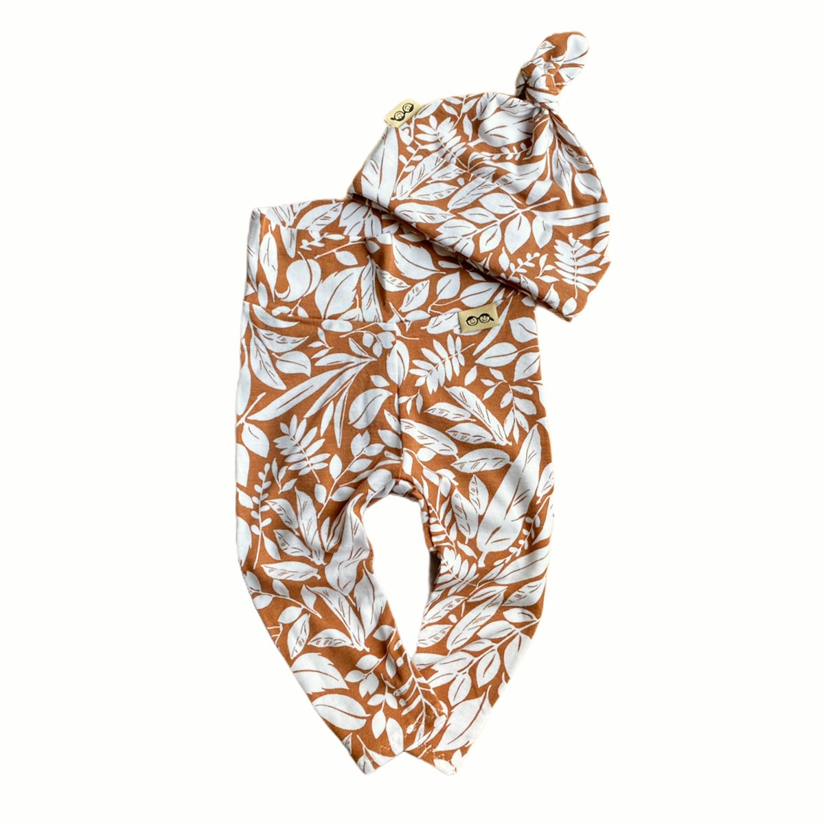 Autumn Leaves Leggings and/or Knot Beanie