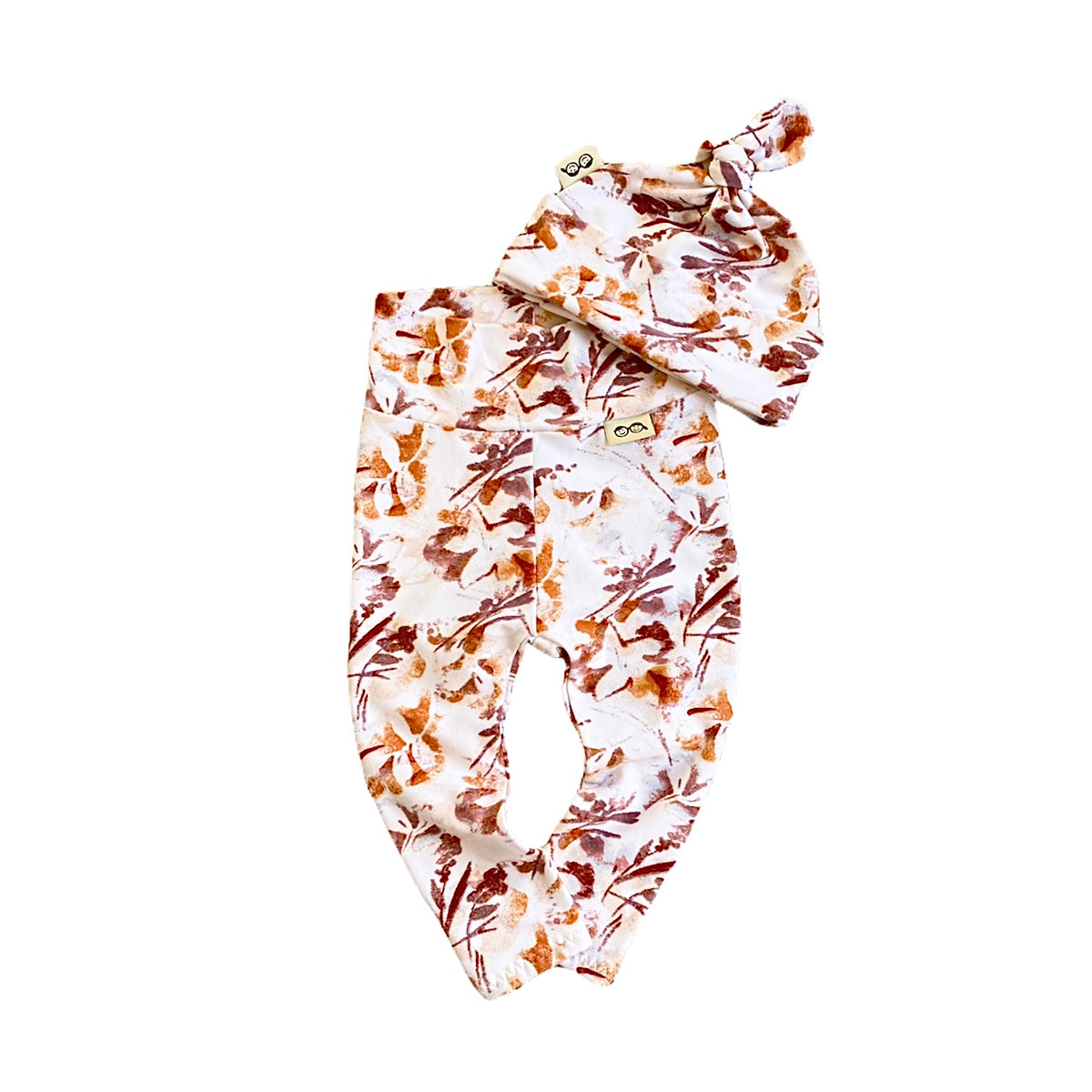 Fall Leaves Leggings and/or Knot Beanie