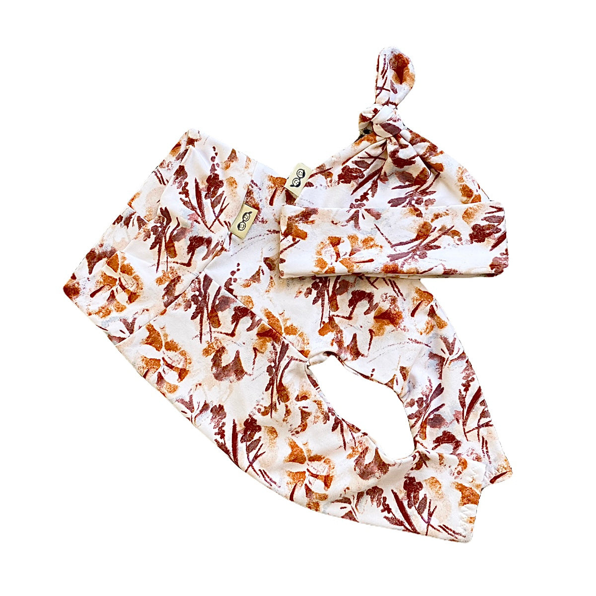 Fall Leaves Leggings and/or Knot Beanie