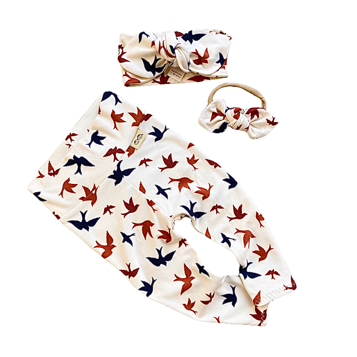 Autumn Birds Leggings and/or Headbands