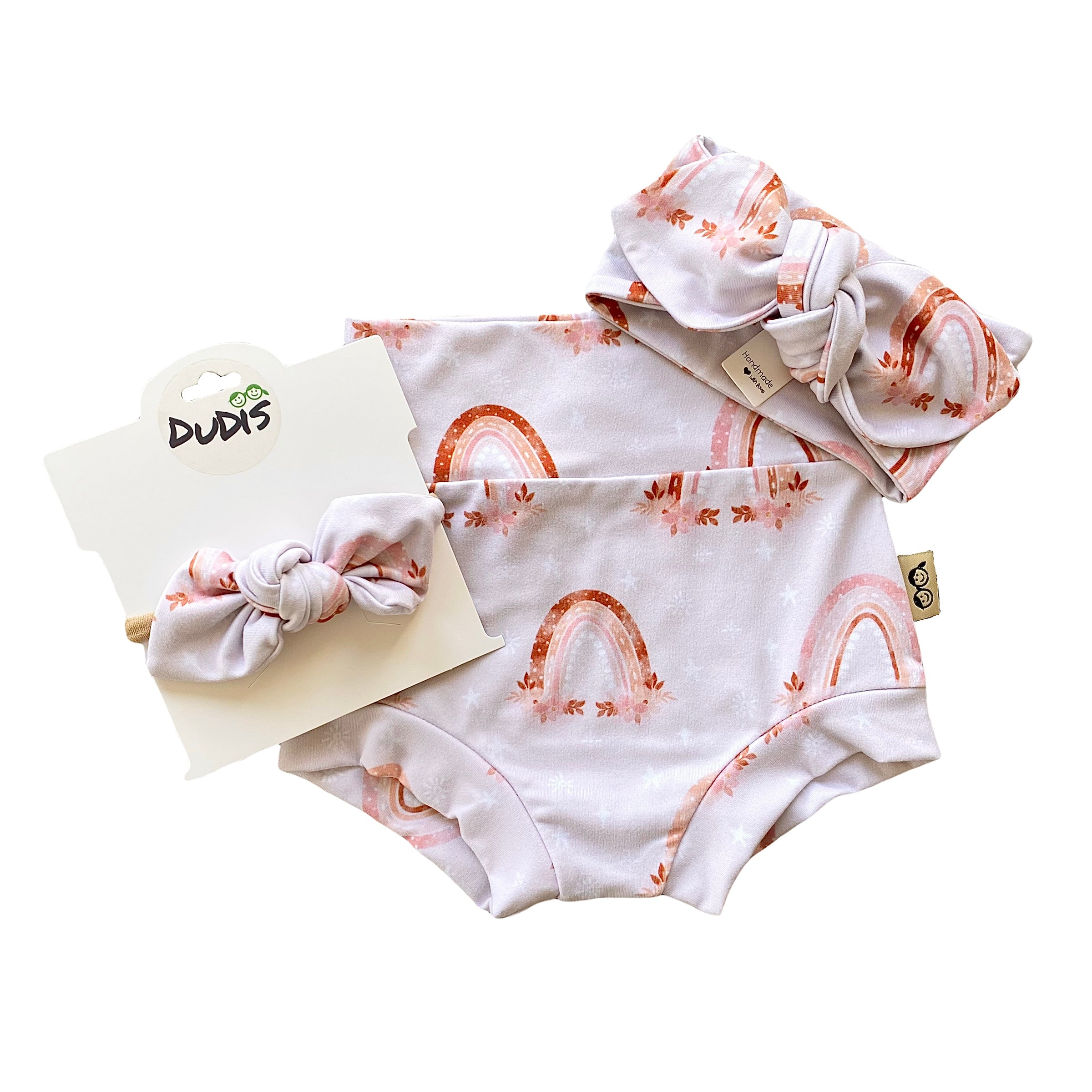 Boho Rainbows Bummies and/or Headbands