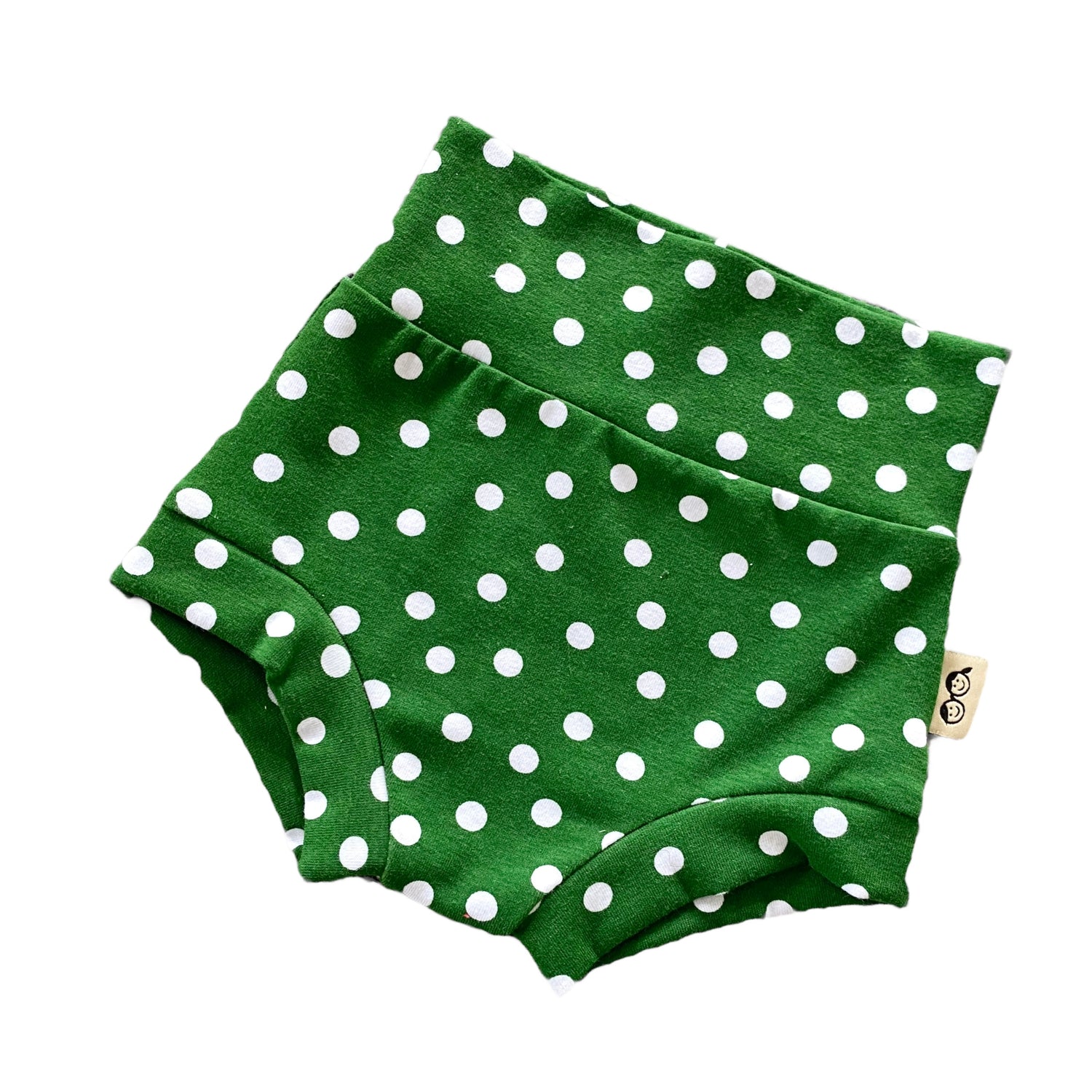 Green White Polka Dots Bummies