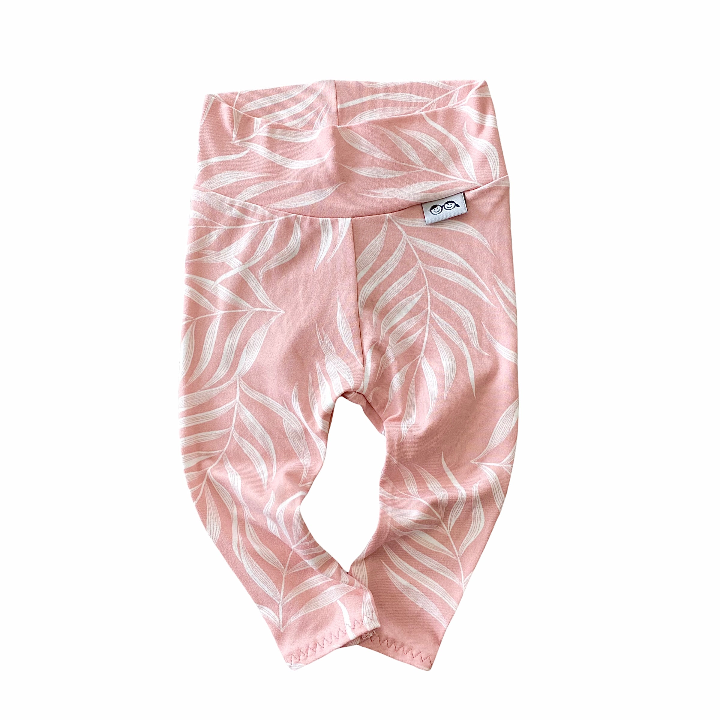 Pink Pampas Leaves Leggings