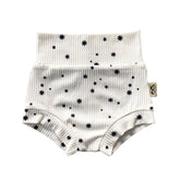 My Lucky Stars on White Ribbed Bummies
