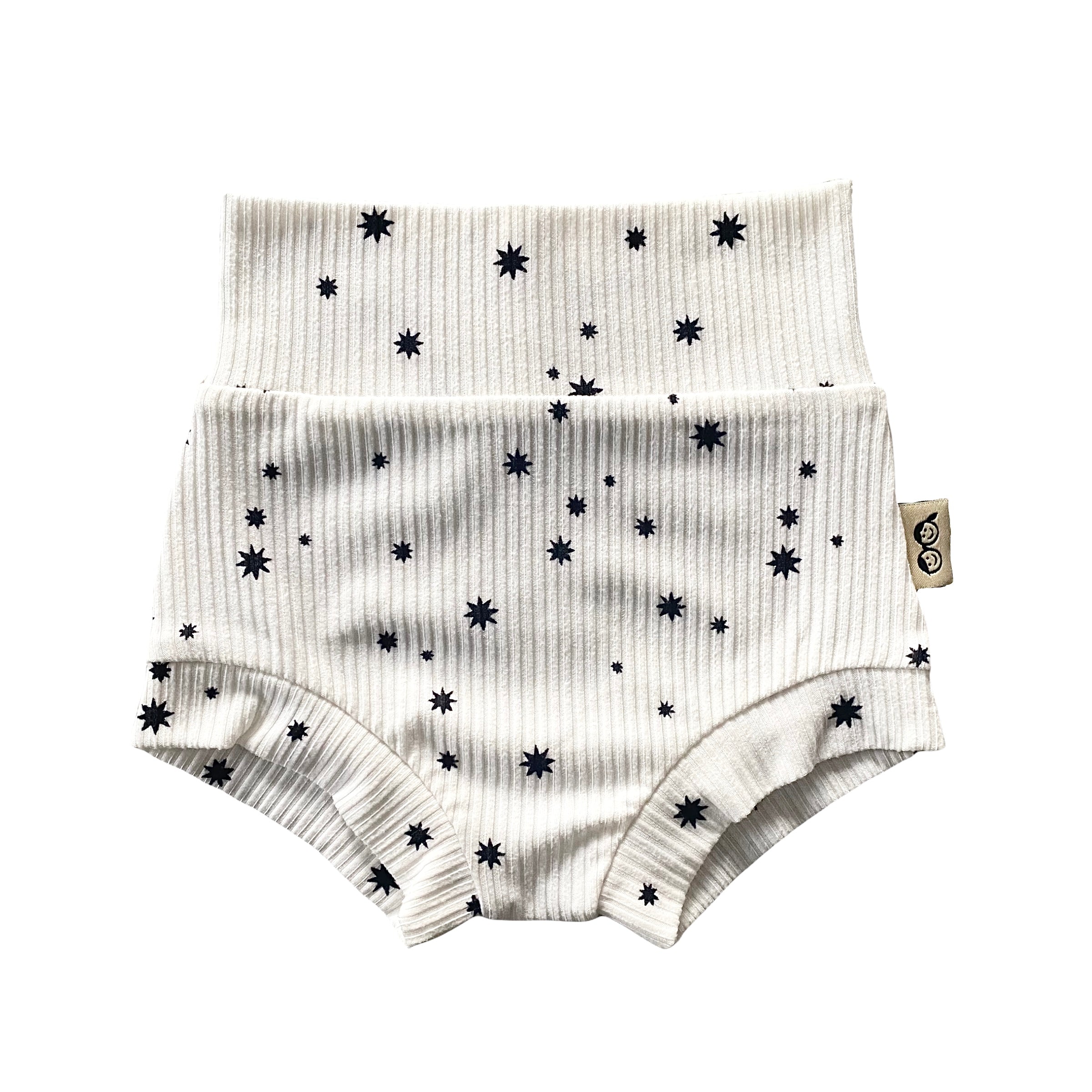 My Lucky Stars on White Ribbed Bummies