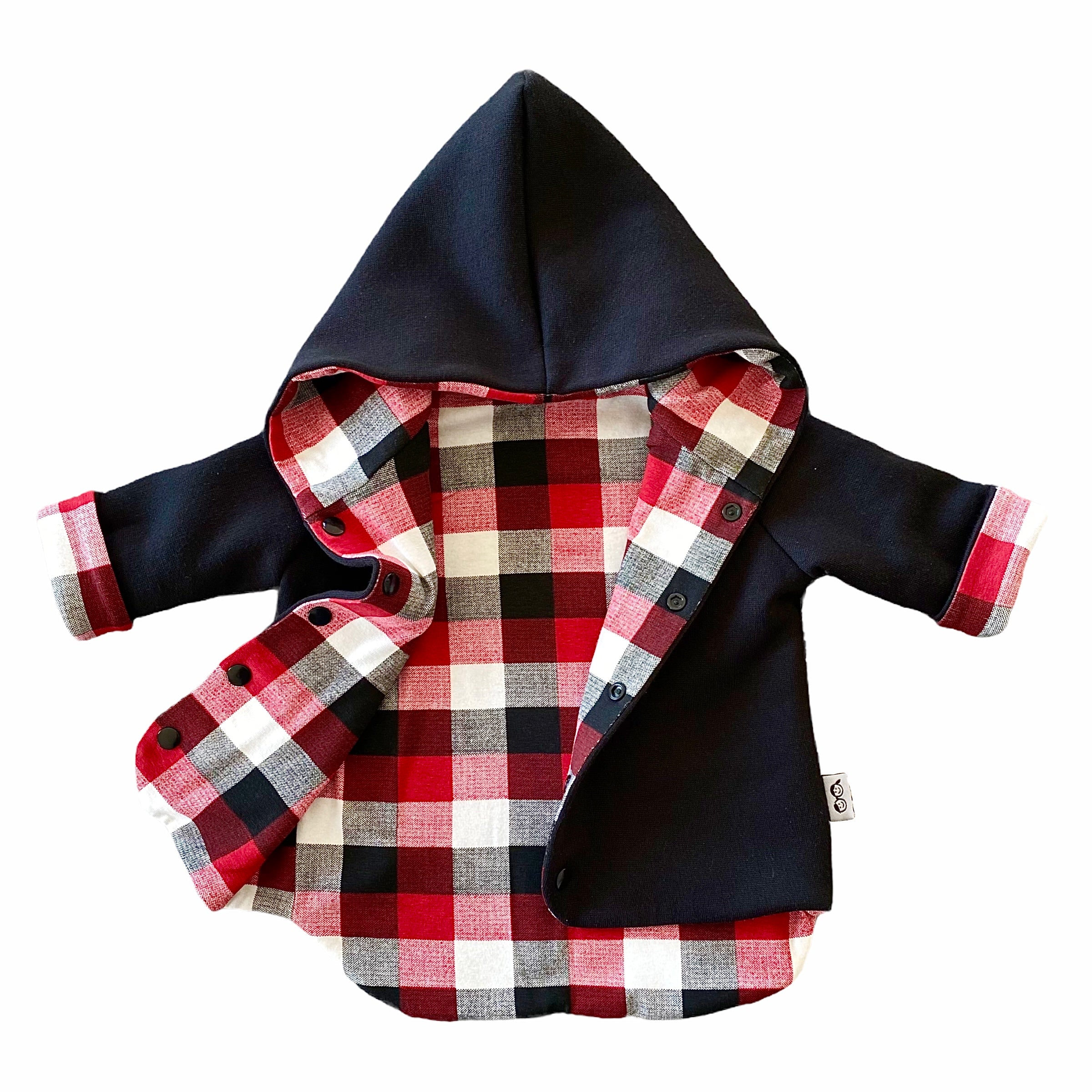 Buffalo Plaid Hooded Jacket