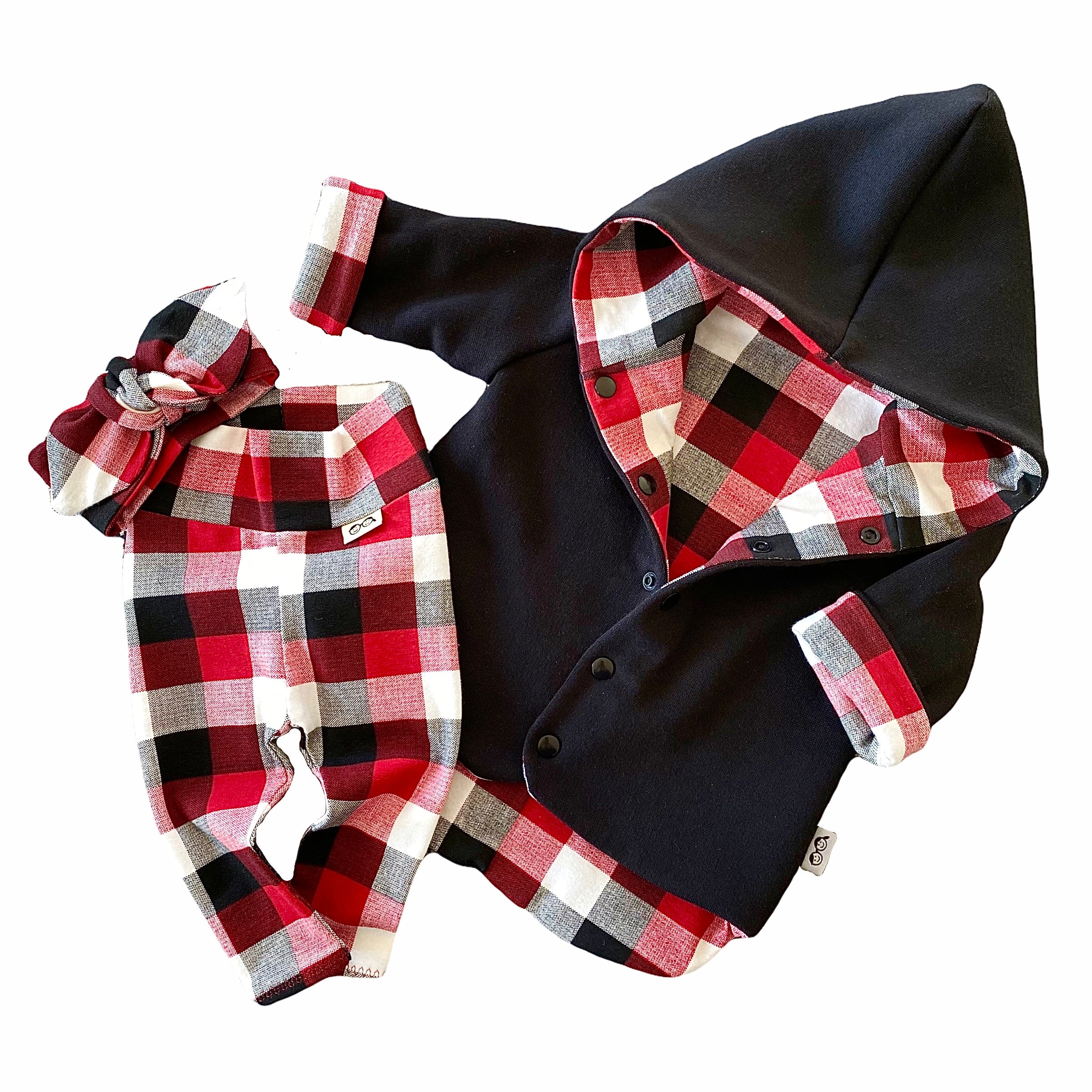 Buffalo Plaid Hooded Jacket