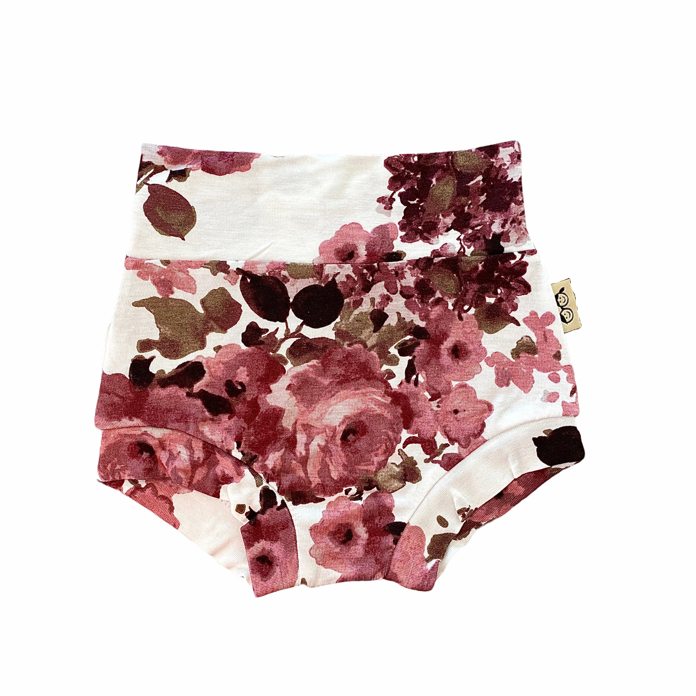 Vintage Florals on White Bummies and/or Headbands