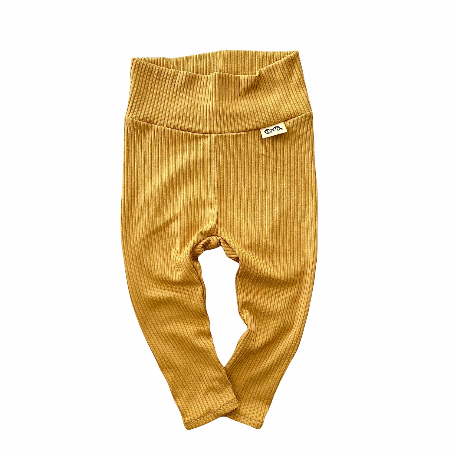 Mustard Ribbed Leggings