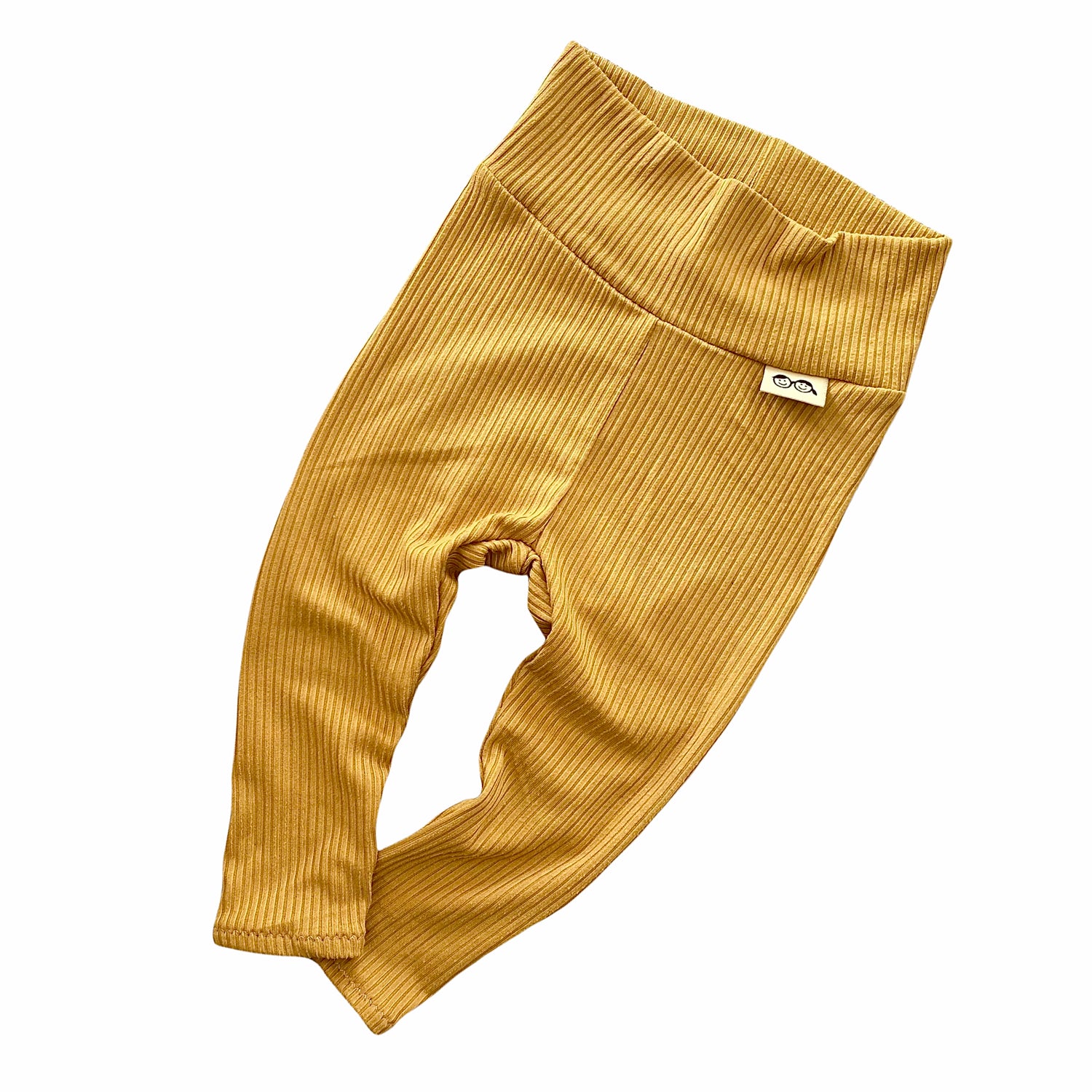 Mustard Ribbed Leggings