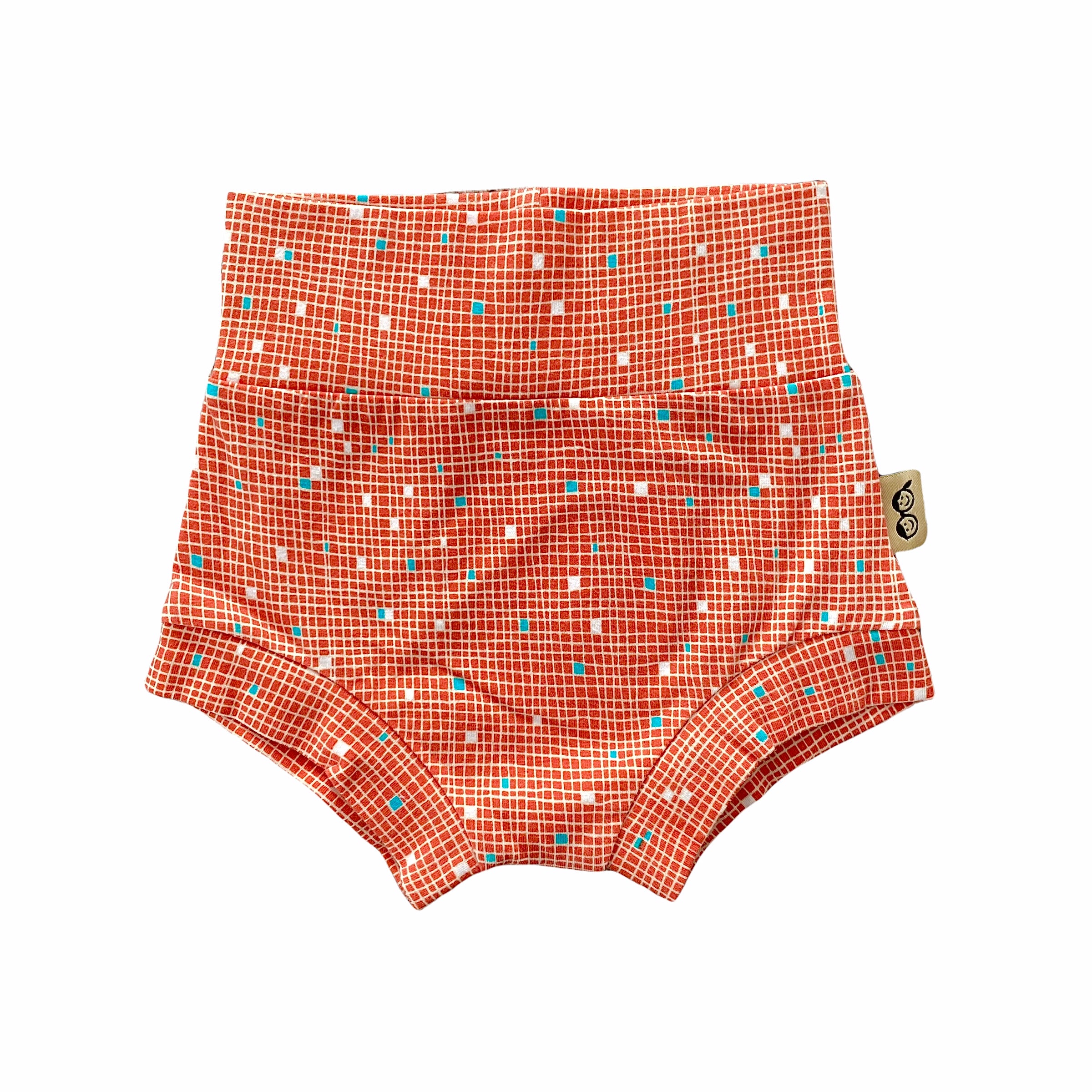 Tiny Squares on Coral Bummies
