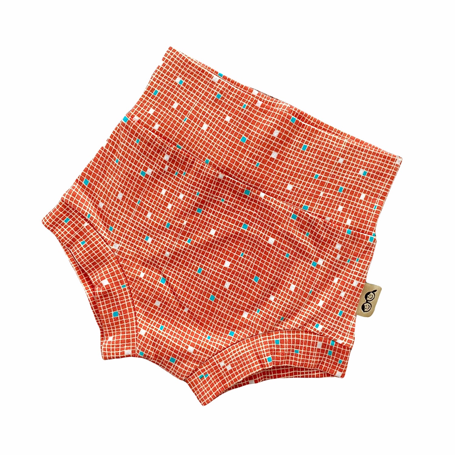 Tiny Squares on Coral Bummies