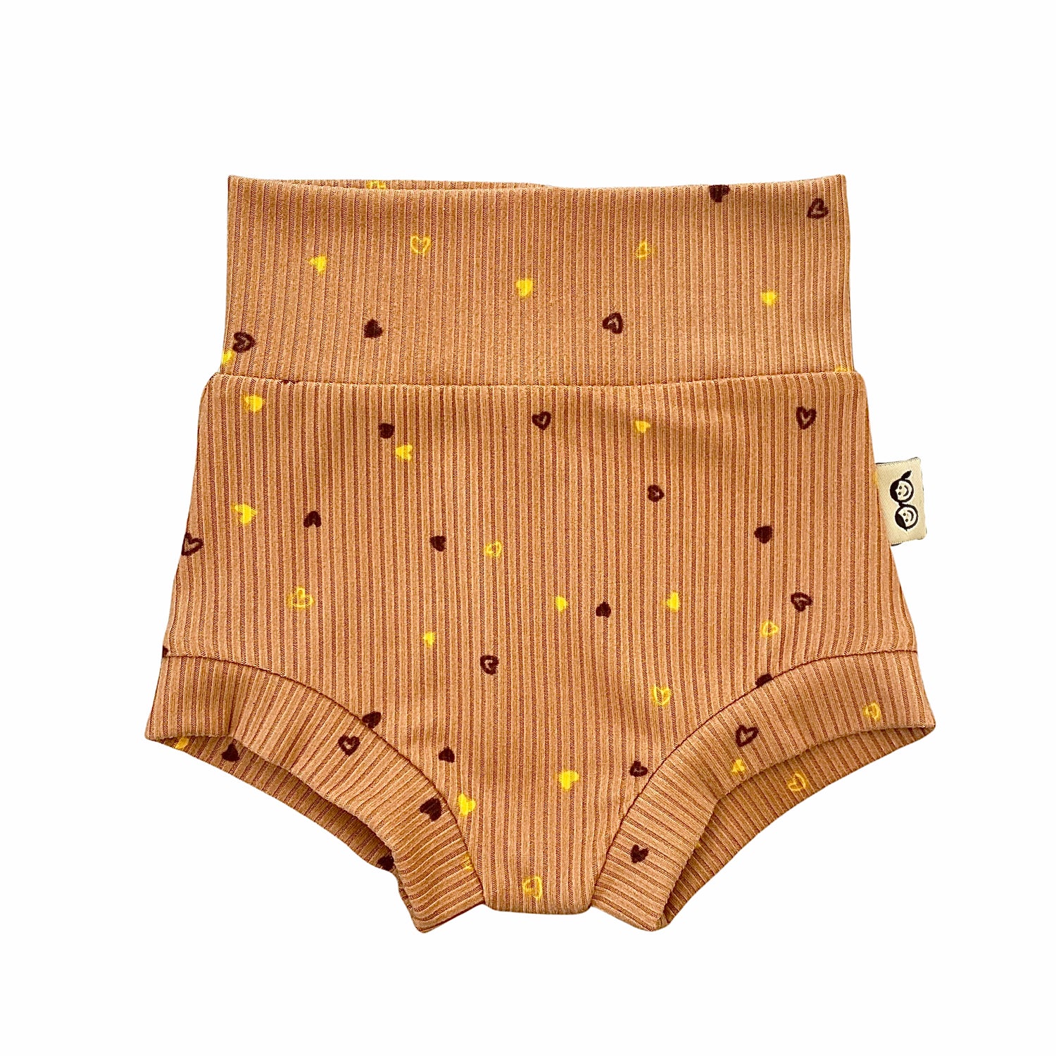 Dainty Hearts on Camel Rib Bummies