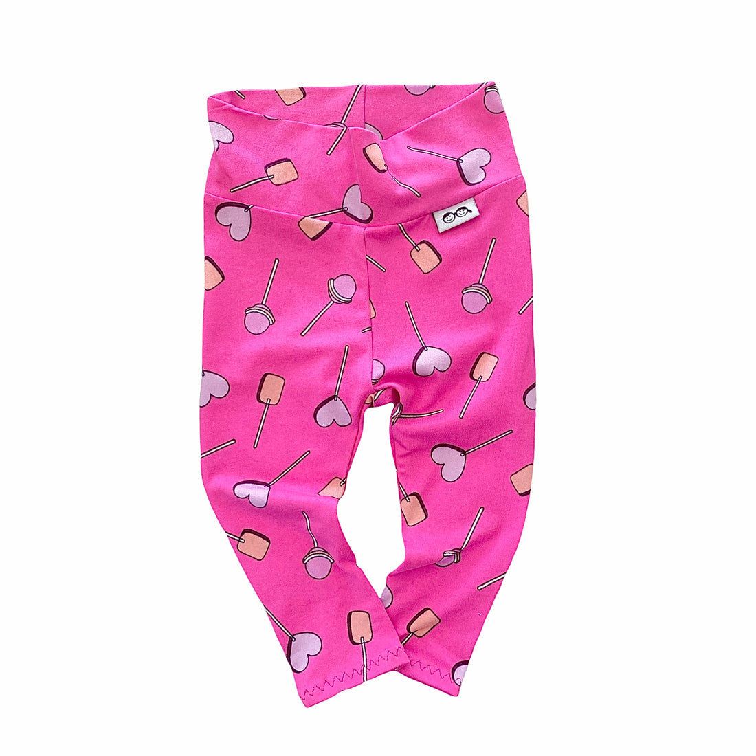 Lollipops on Pink Leggings