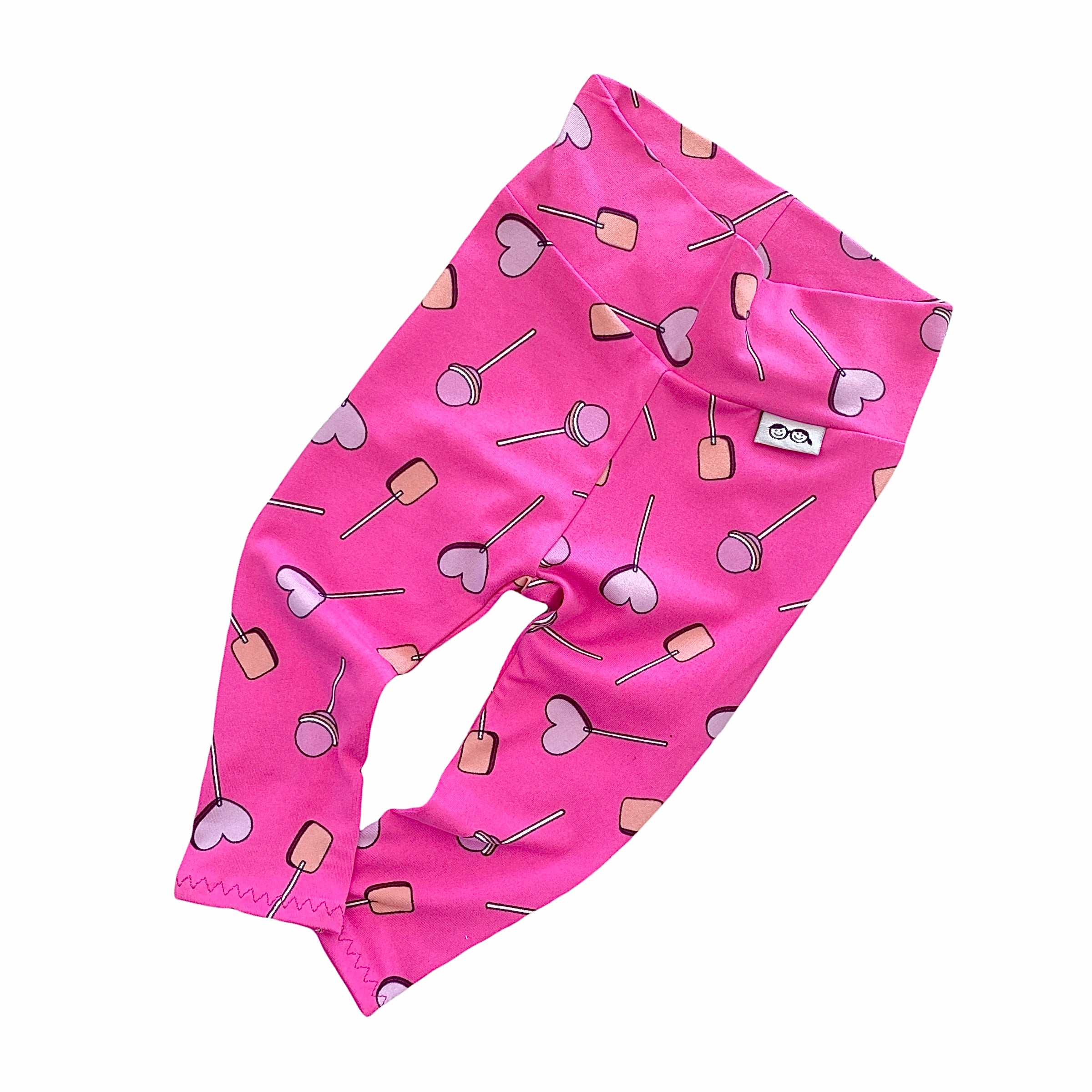 Lollipops on Pink Leggings