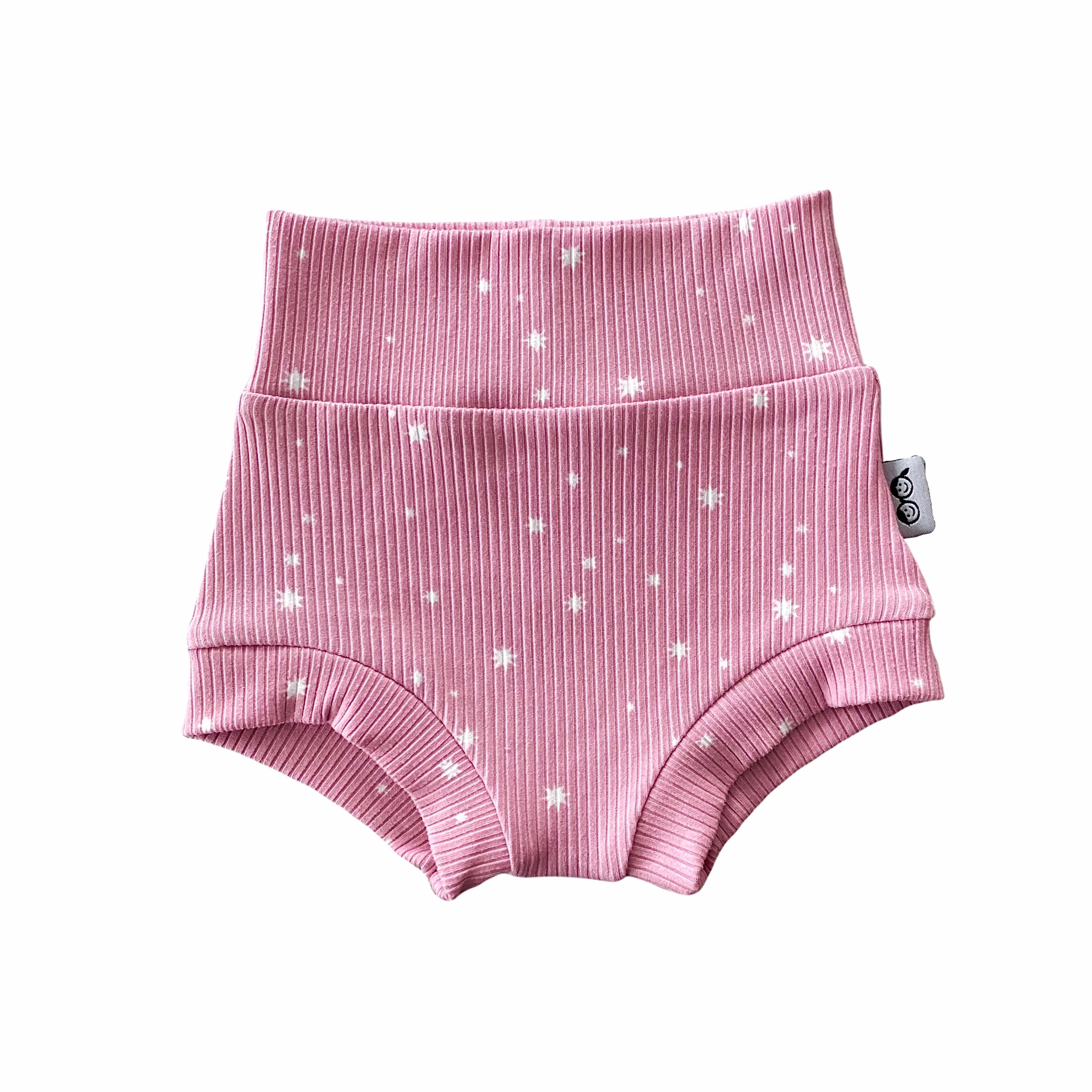 My Lucky Stars on Pink Ribbed Bummies