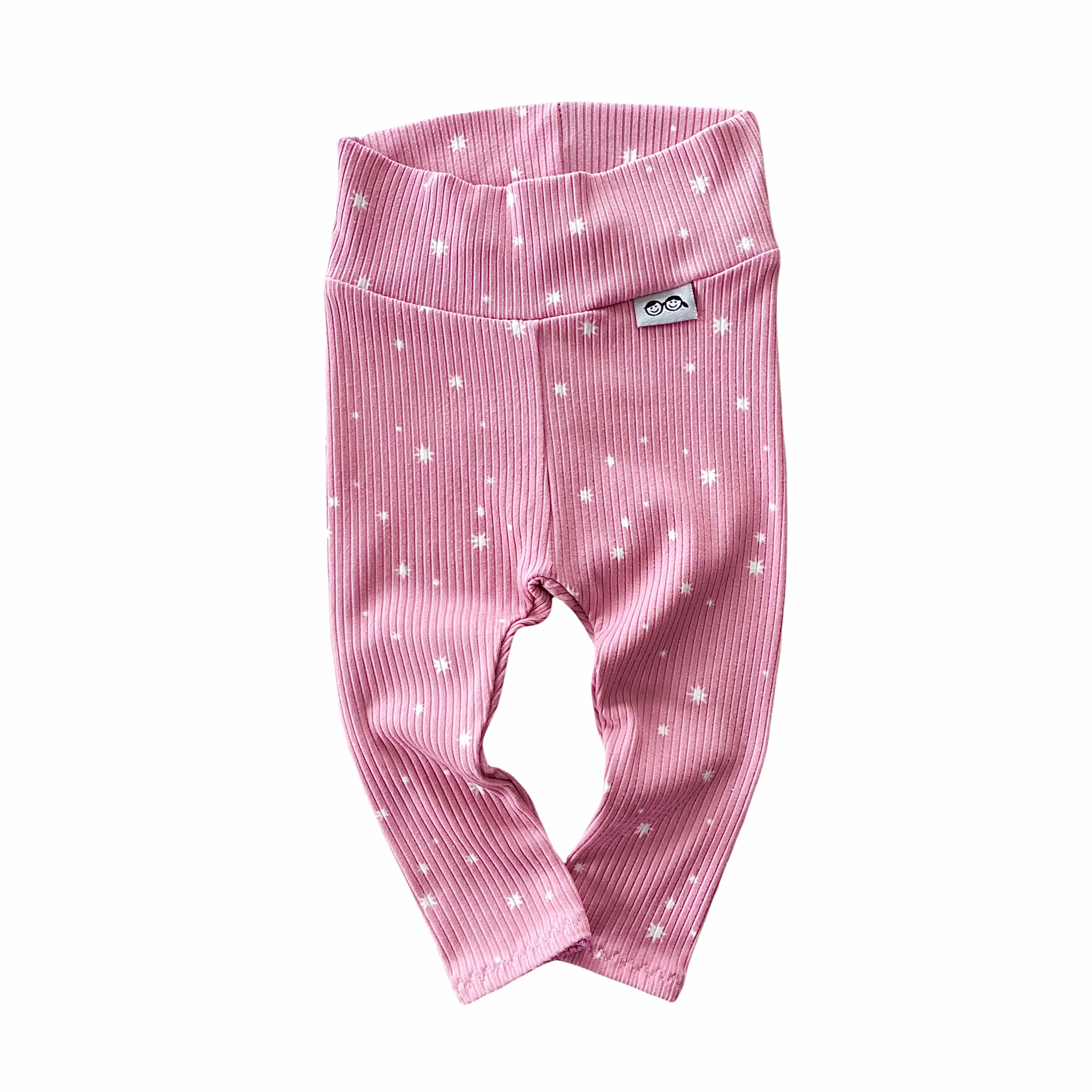My Lucky Stars on Pink Ribbed Leggings