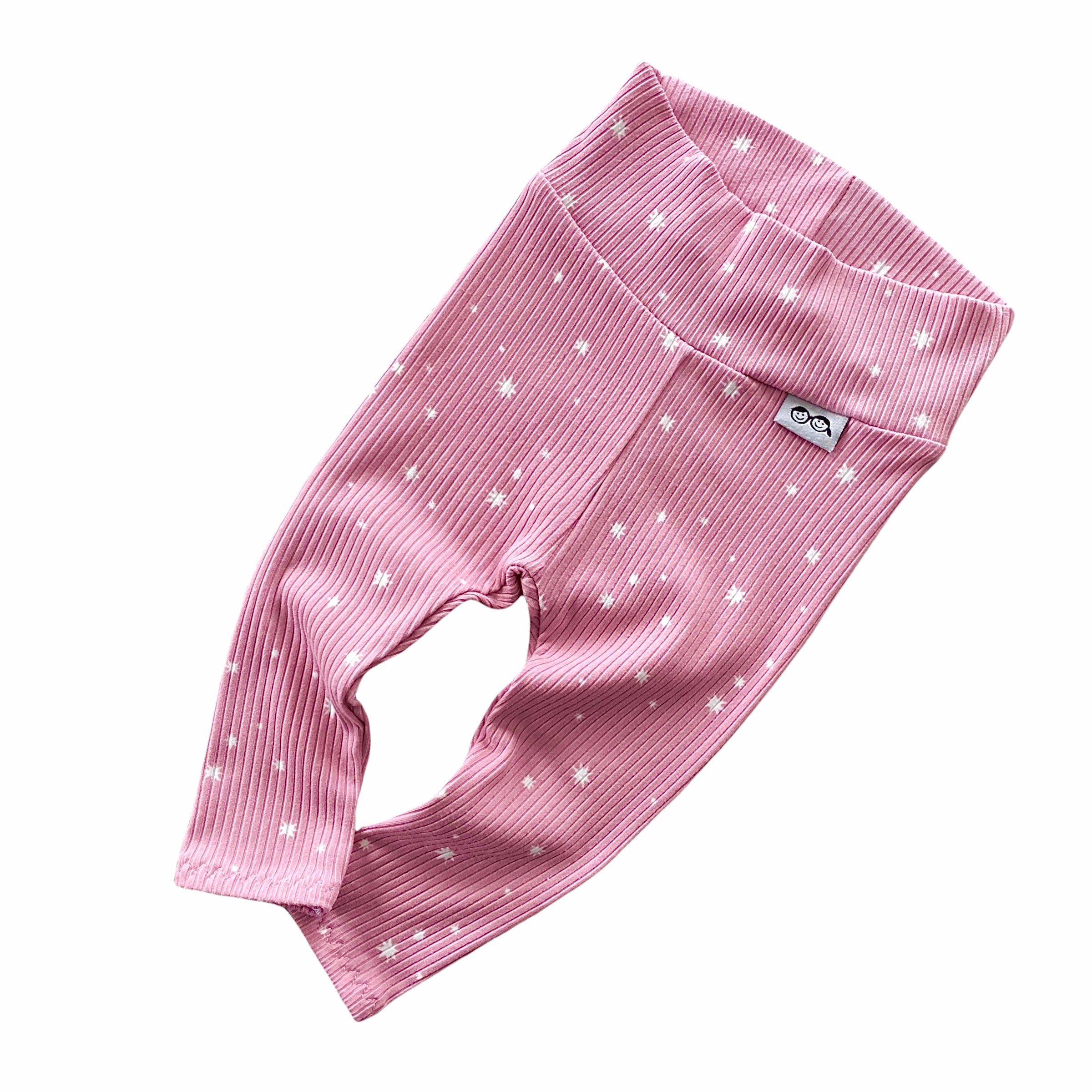 My Lucky Stars on Pink Ribbed Leggings