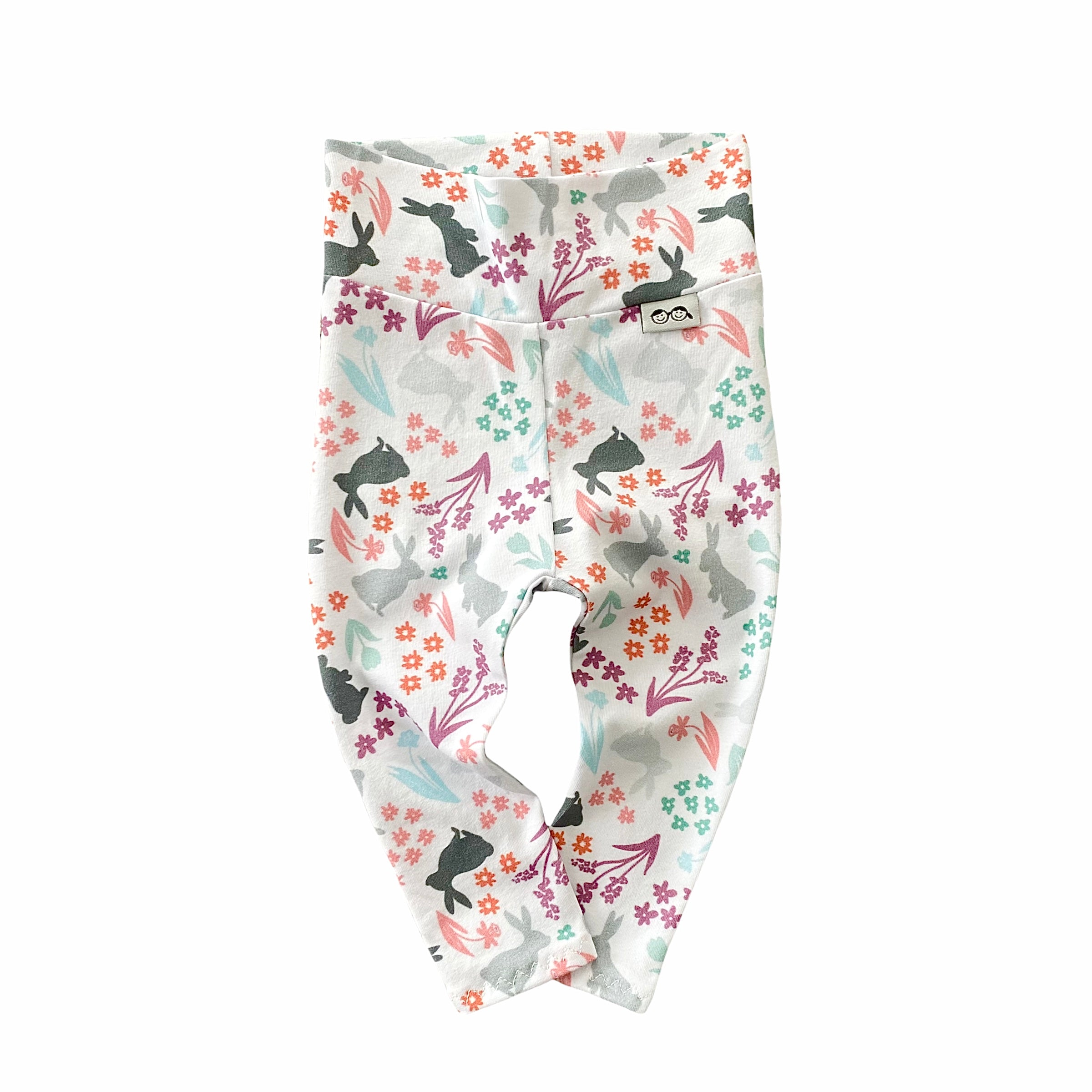 Floral Bunny Leggings