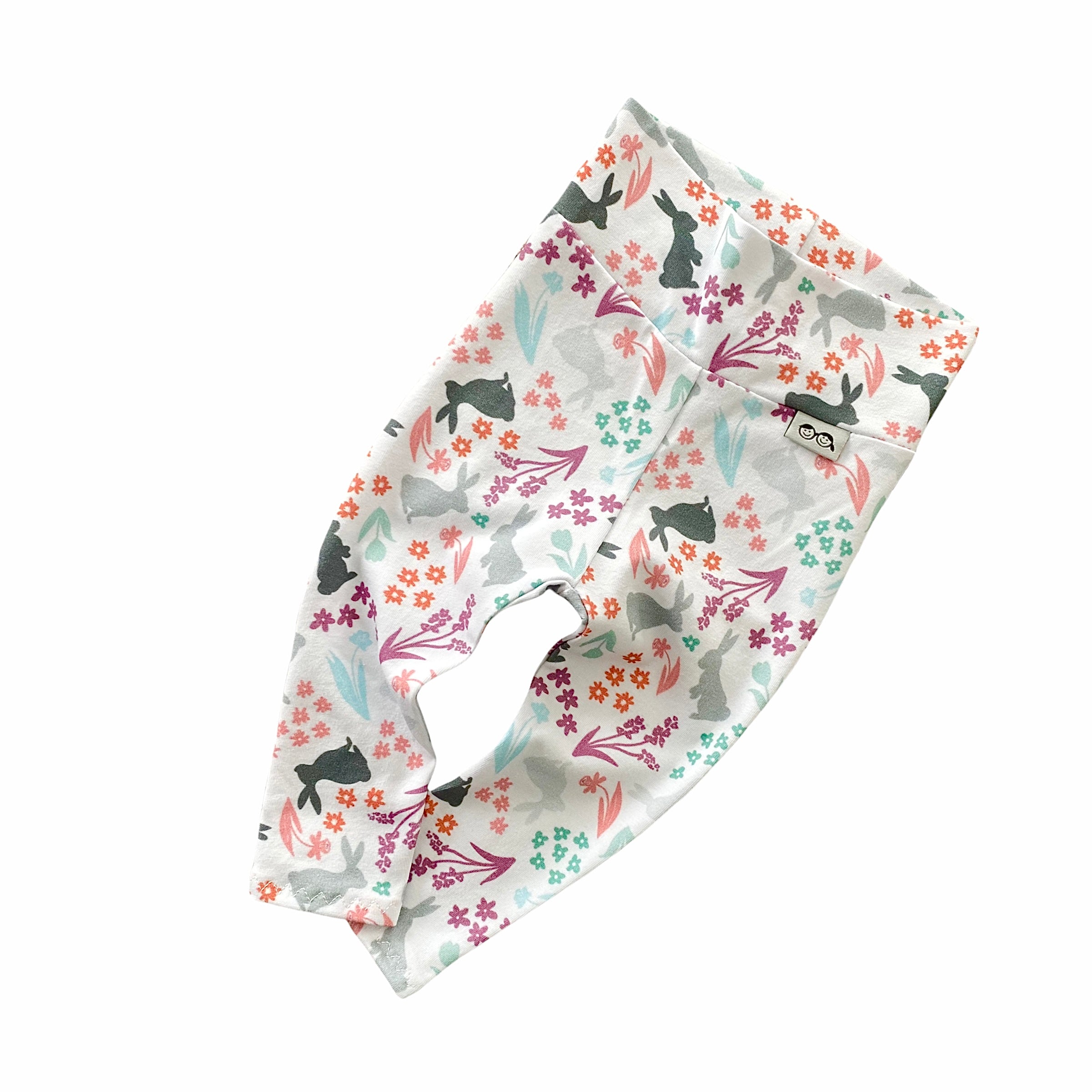 Floral Bunny Leggings