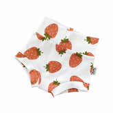 Strawberries on White Bummies