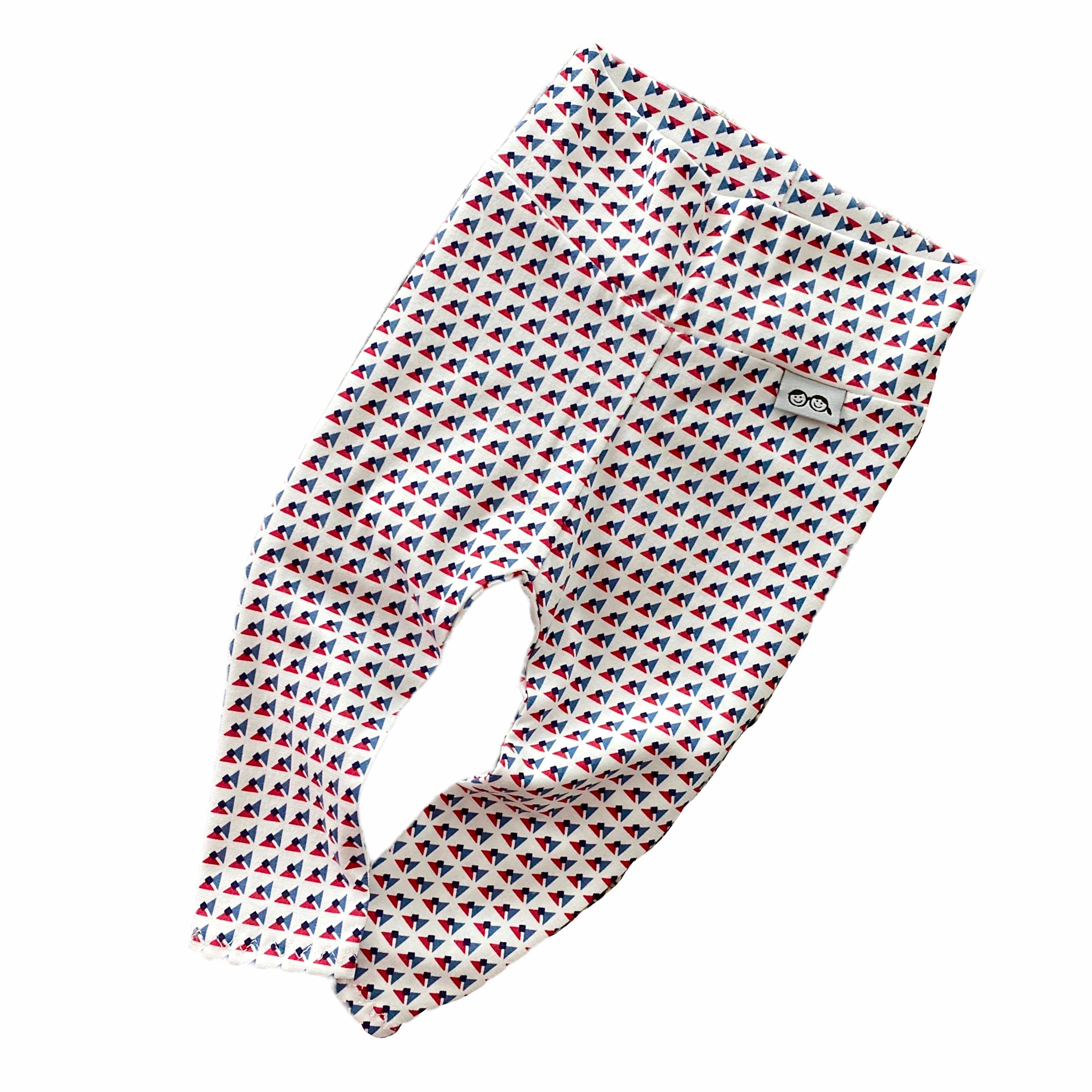 Red Blue Nautical Leggings