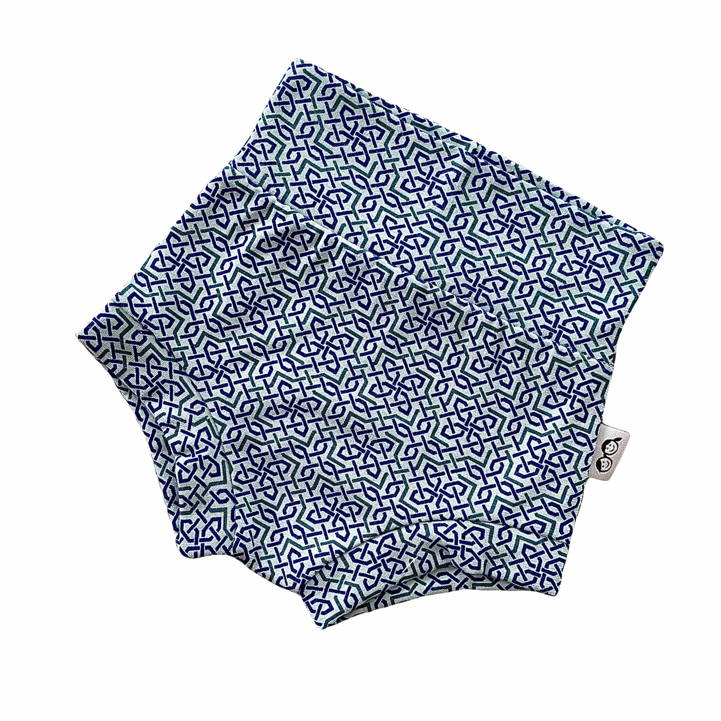 Geometric Tile Blue Bummies