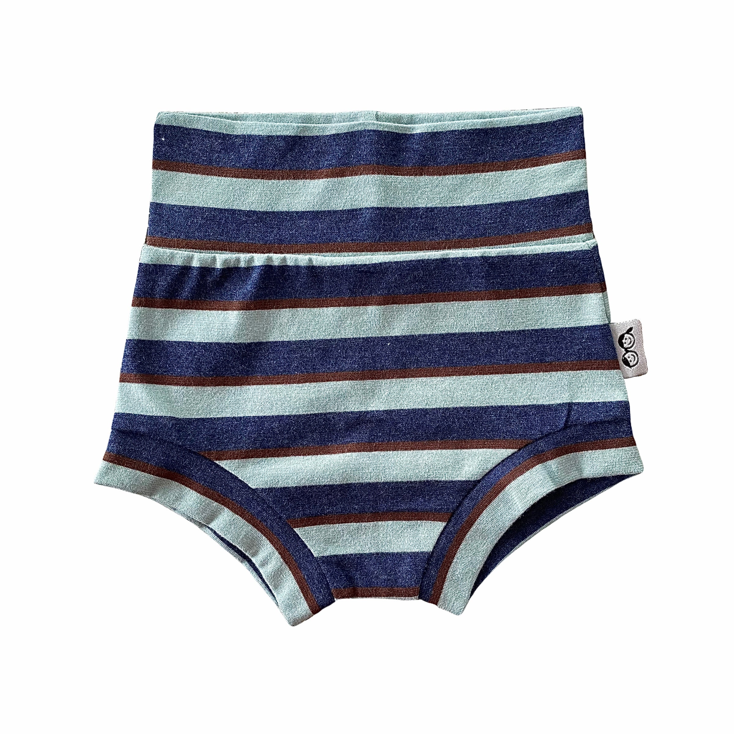 Multicolored Striped Bummies
