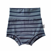 Navy Blue Striped Bummies
