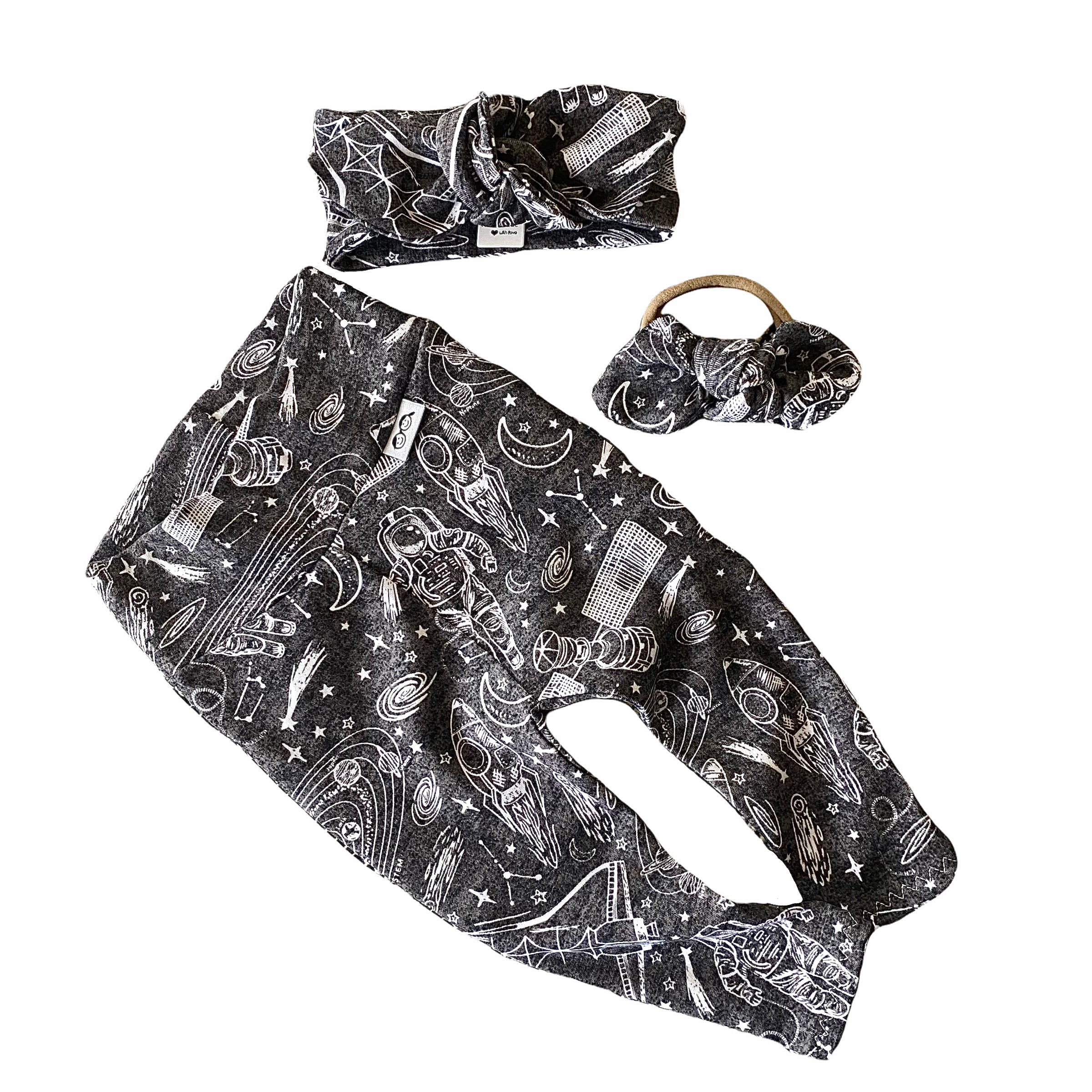 Outer Space Leggings and/or Headbands