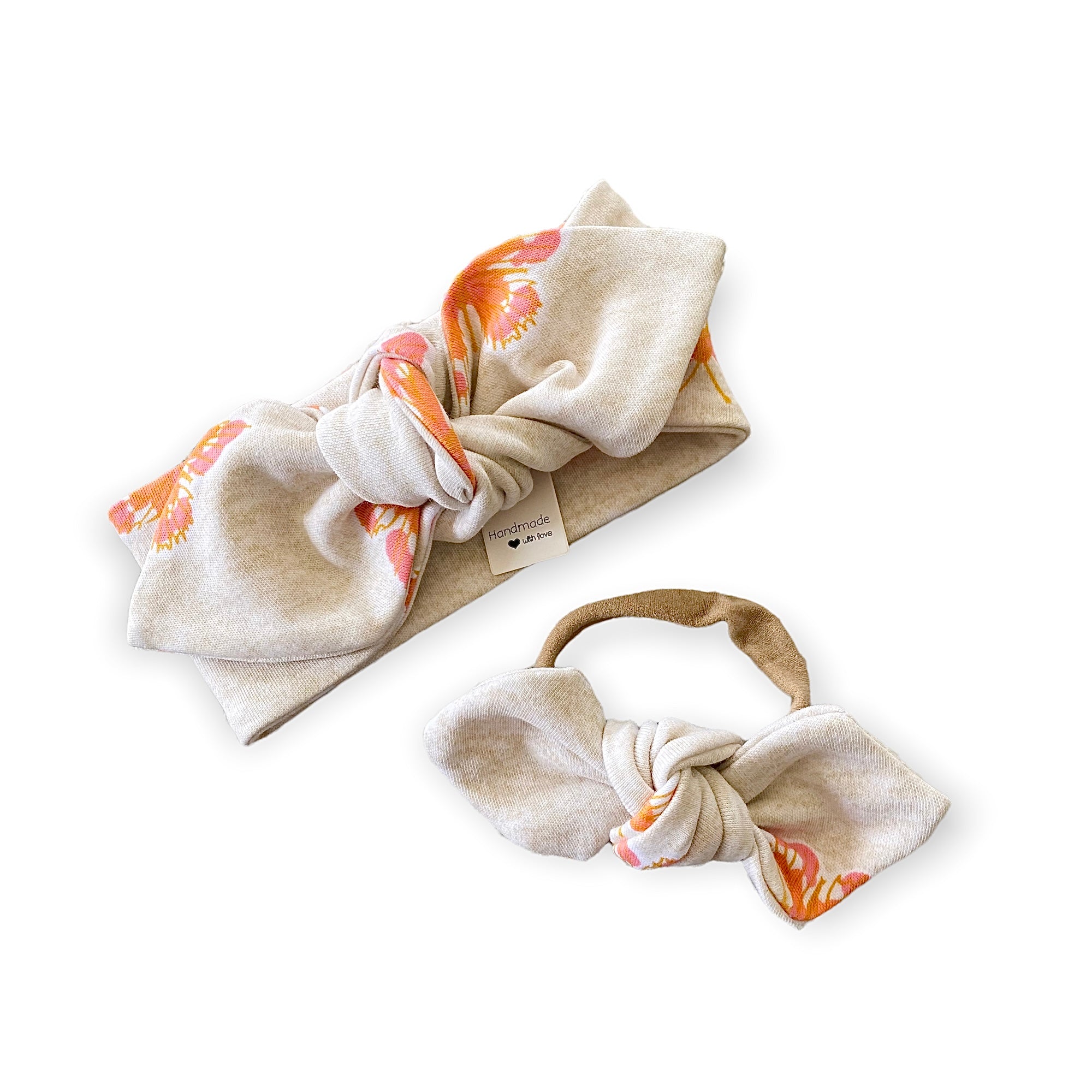 Butterflies on Heather Ivory Bummies and/or Headbands