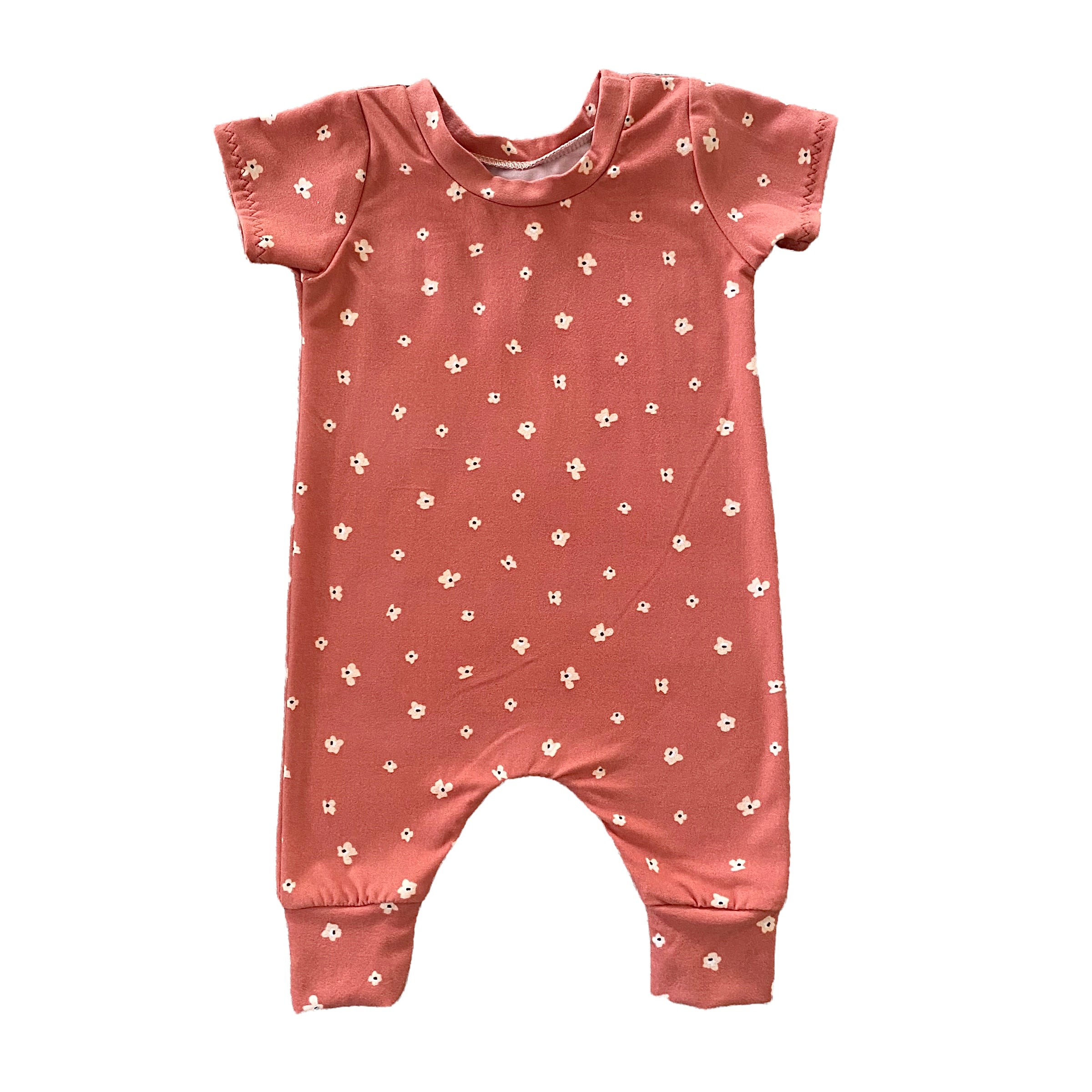Poppies on Mauve Harem Romper