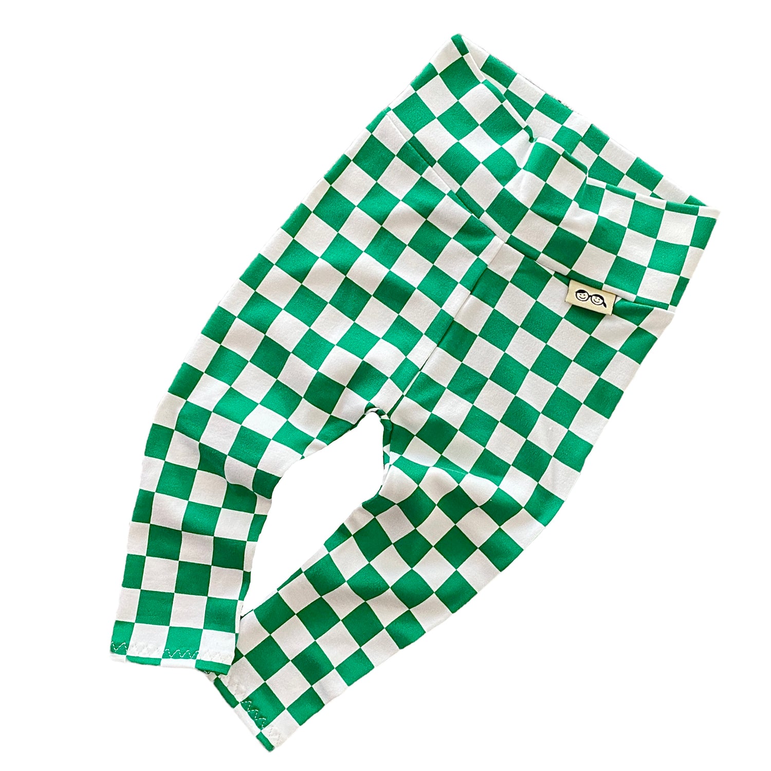 Green Checkered Leggings