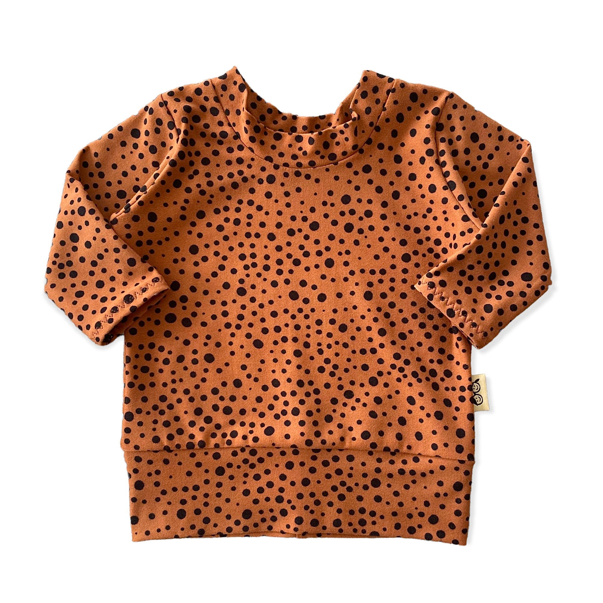 Tan Abstract Dots Dudis Pullover