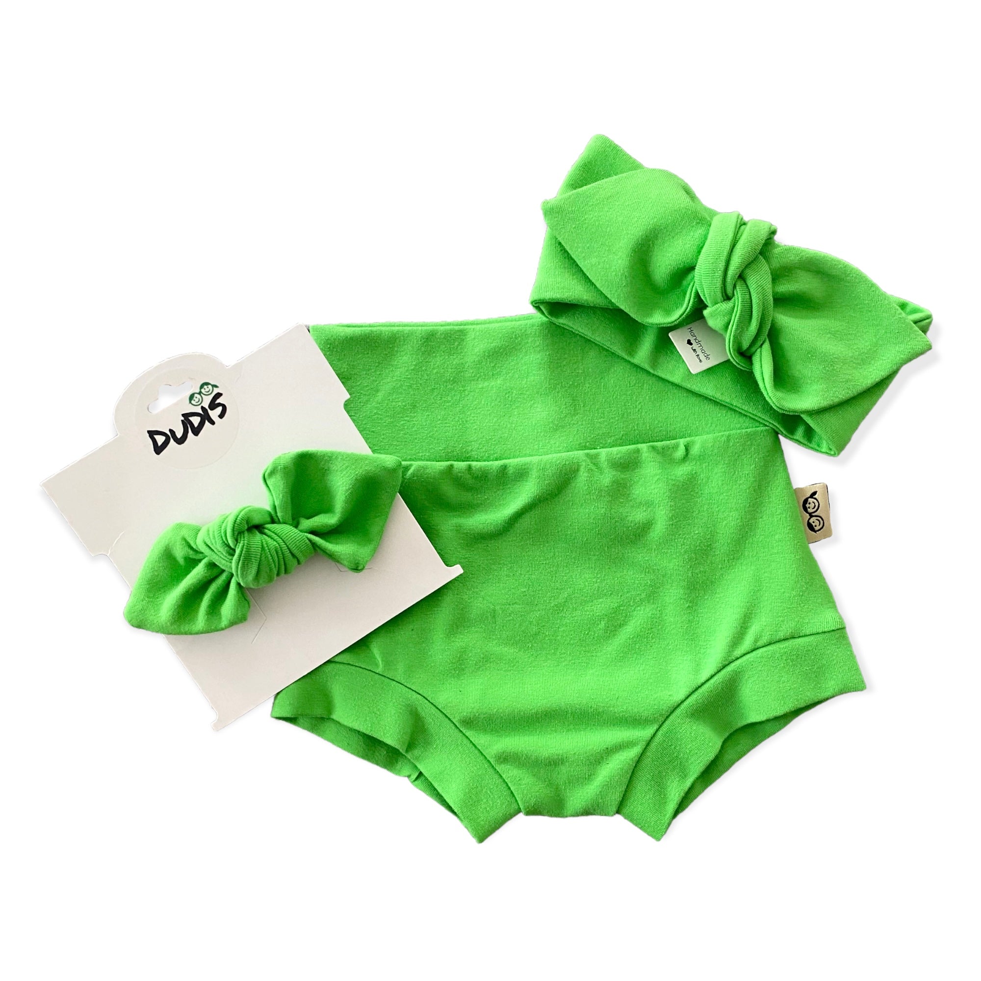 Neon Lime Green Bummies and/or Headbands