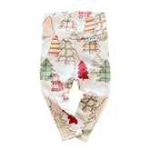 Vintage Christmas Trees Leggings