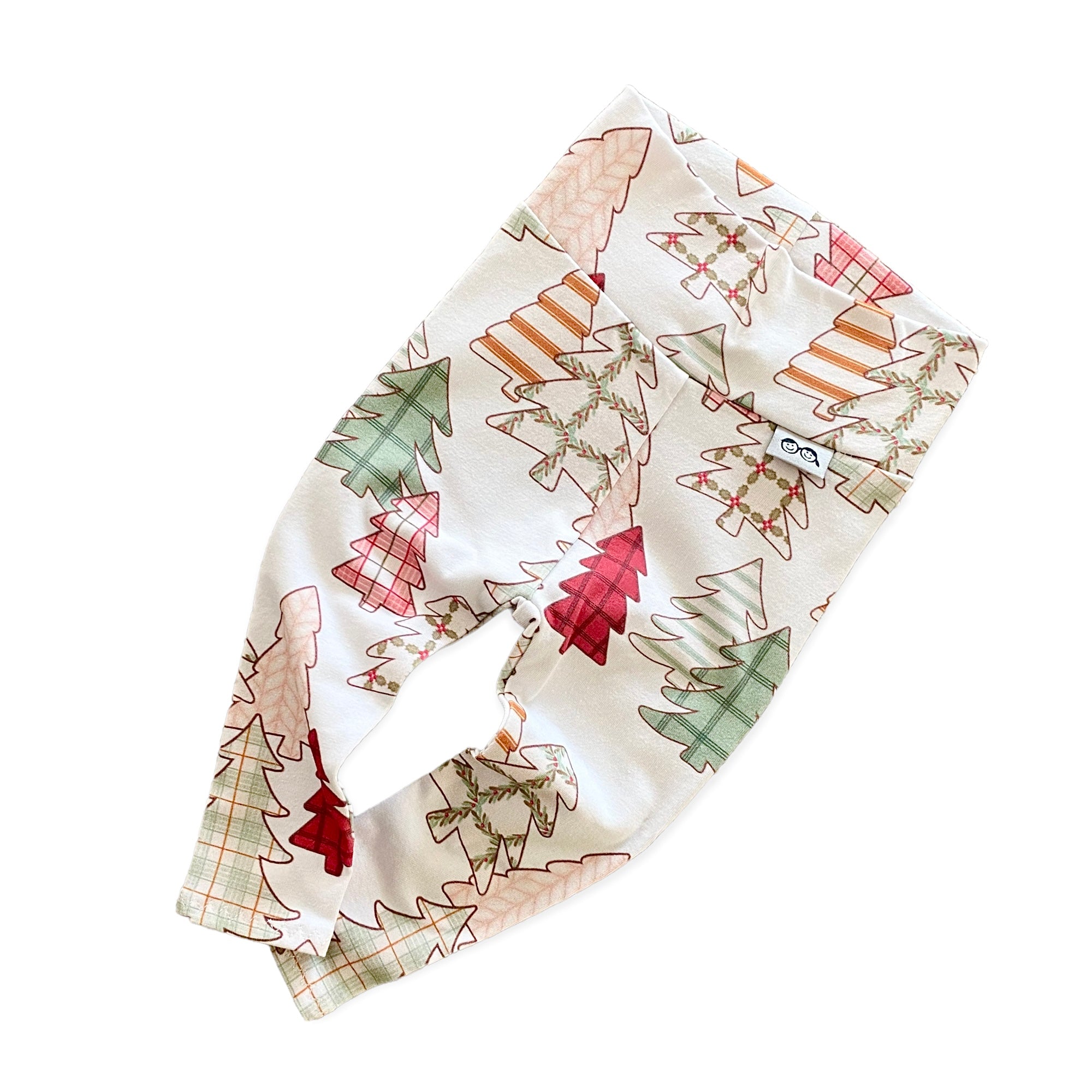 Vintage Christmas Trees Leggings